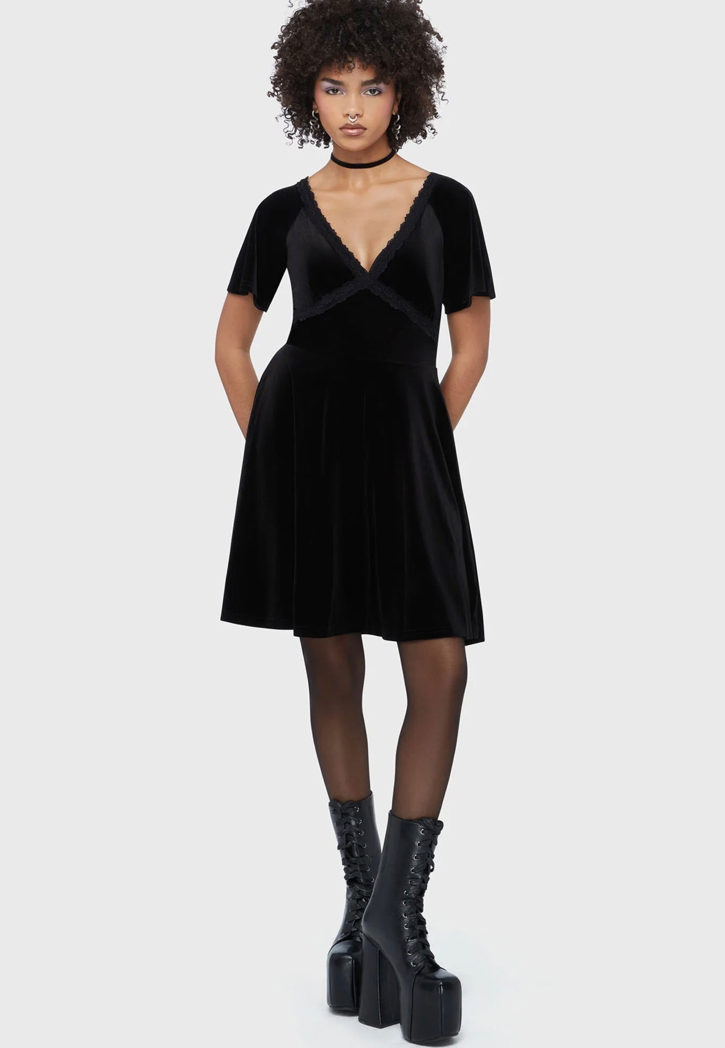 Killstar - Hour Of Echelia Mini Black - Dress | Women-Image