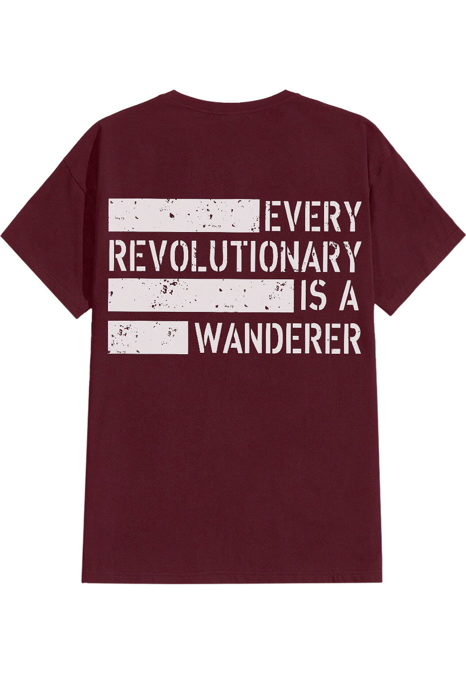 Heaven Shall Burn Revolutionary Wanderer Burgundy T-Shirt | Neutral-Image
