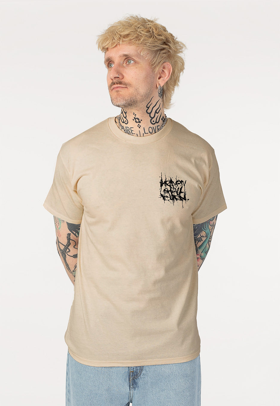 Heaven Shall Burn Revolutionary Wanderer Tan T-Shirt | Men-Image