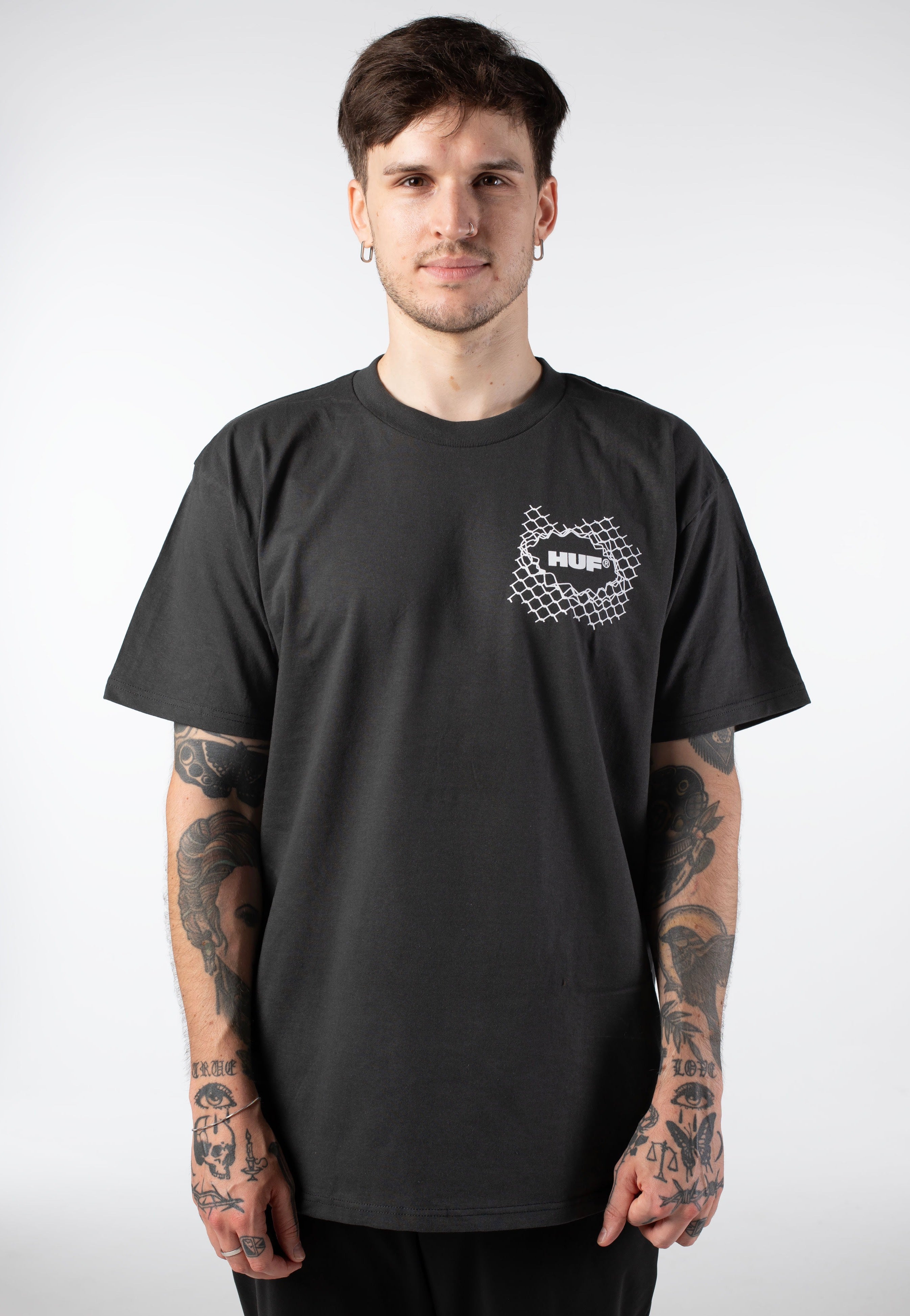 HUF - 4 The Dawgs Vintage Black - T-Shirt | Men-Image