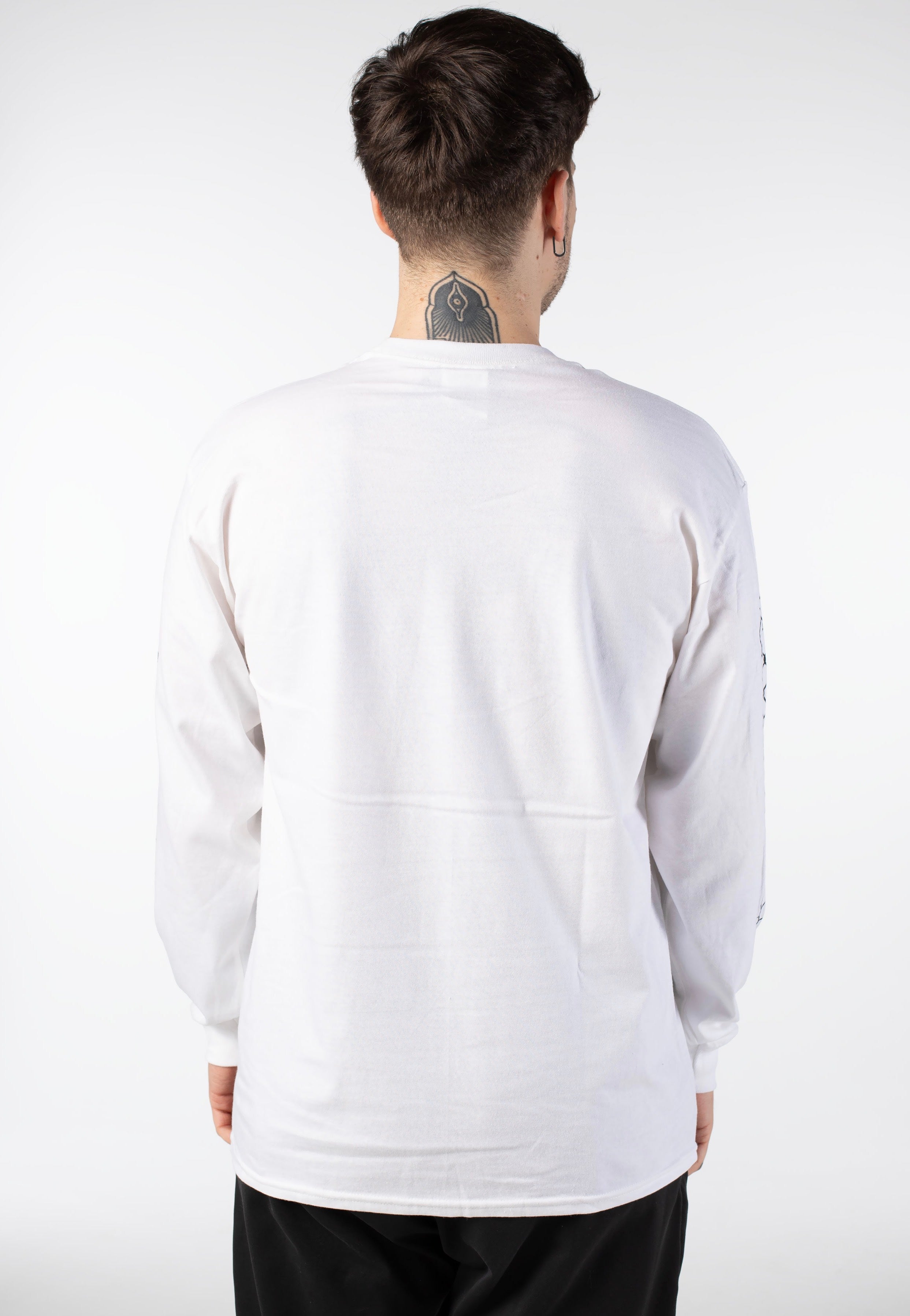 HUF - 4 The Dawgs White - Longsleeve | Men-Image
