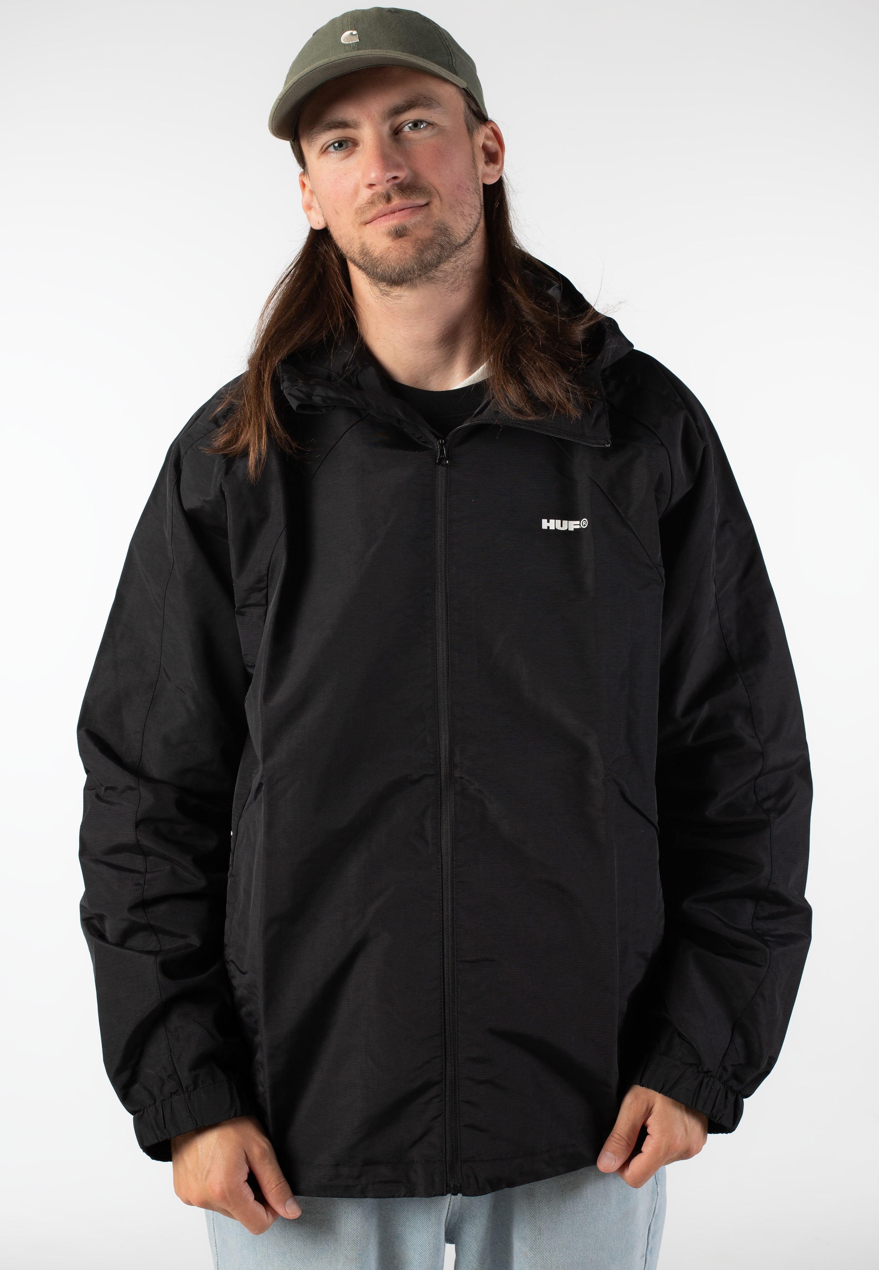 HUF - All Caps Shell Black - Jacket | Men-Image