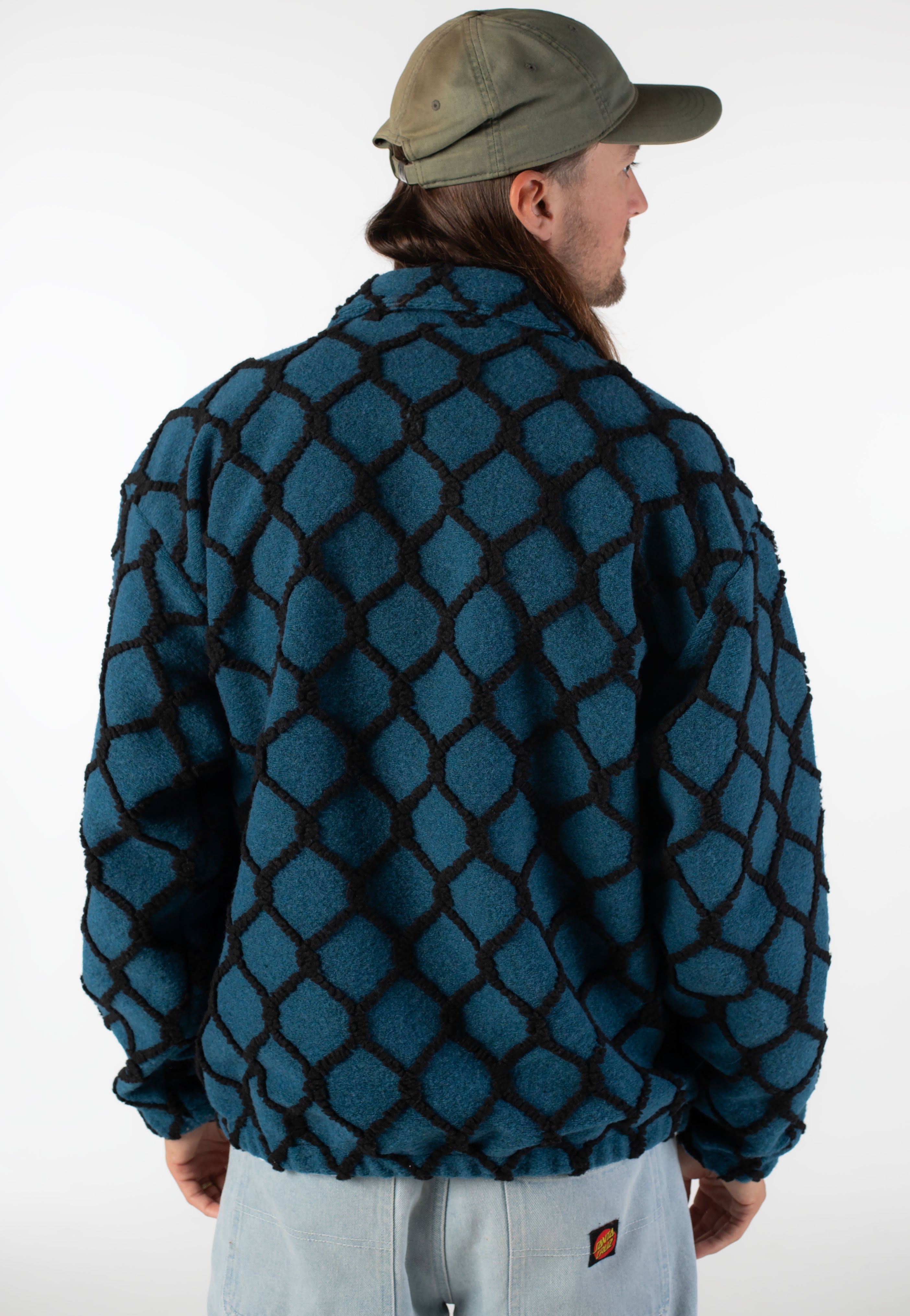 HUF - Breakthrough High Pile Marine Blue - Jacket | Men-Image
