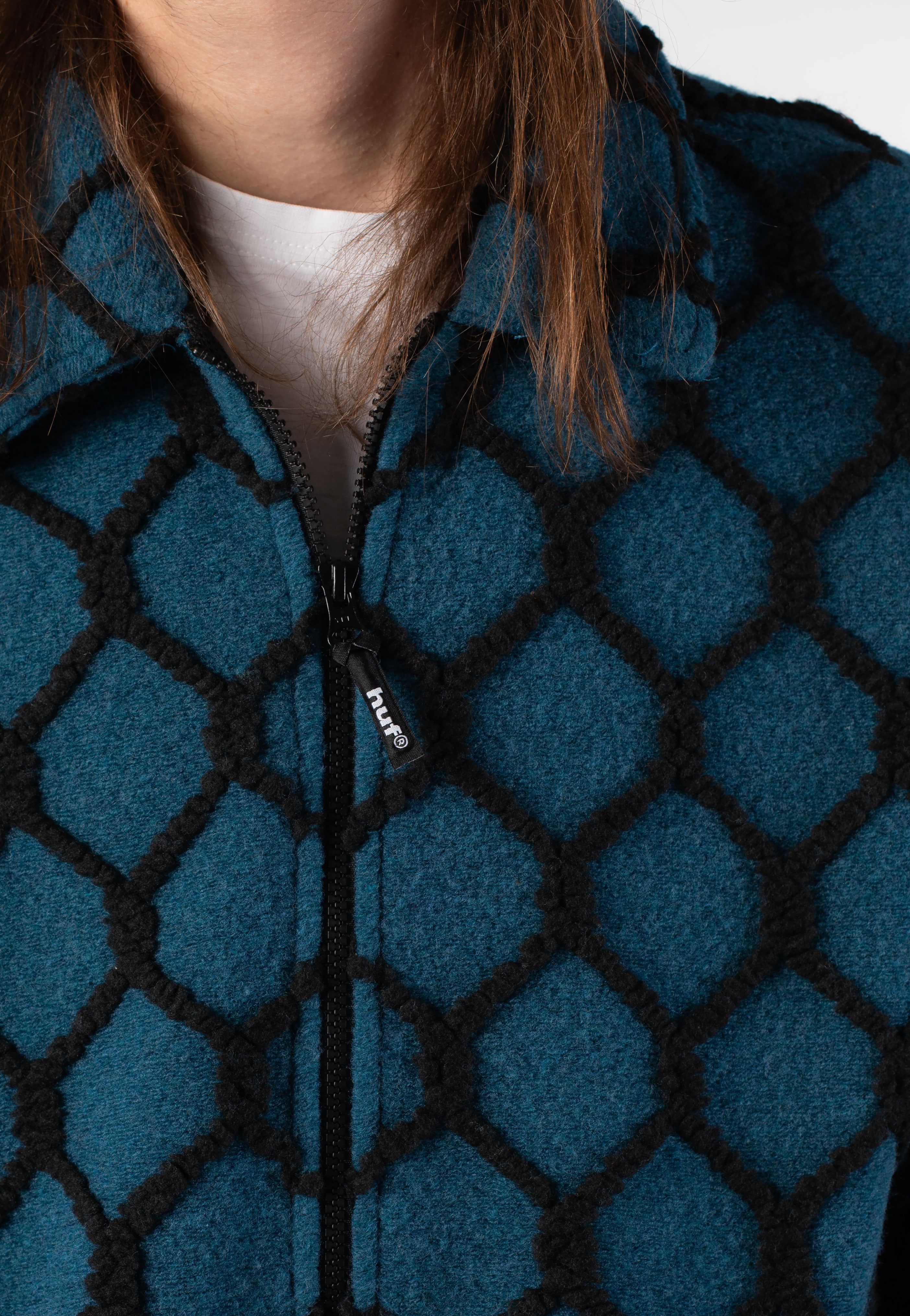 HUF - Breakthrough High Pile Marine Blue - Jacket | Men-Image