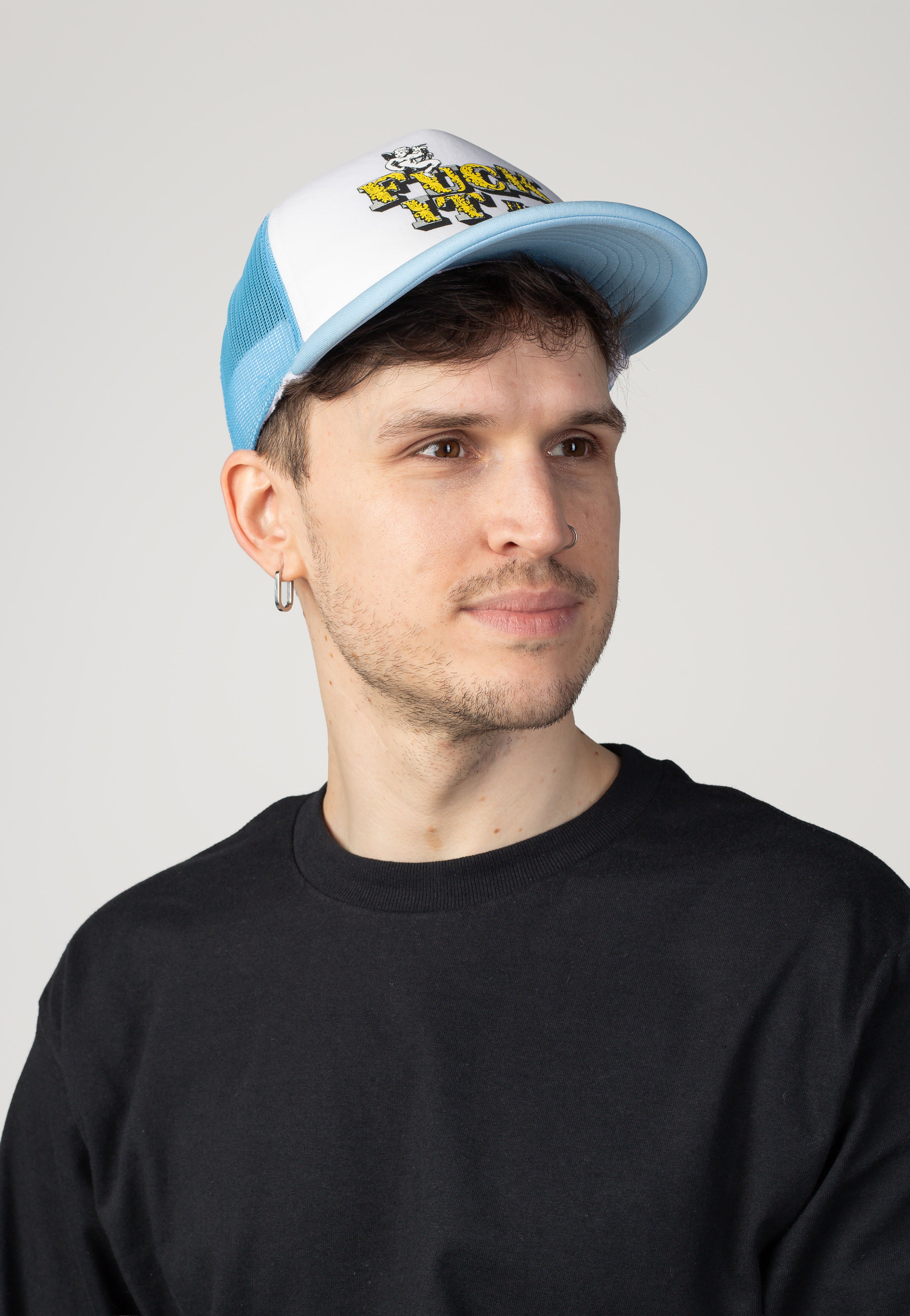 HUF - Divine Trucker Light Blue - Cap | Neutral-Image