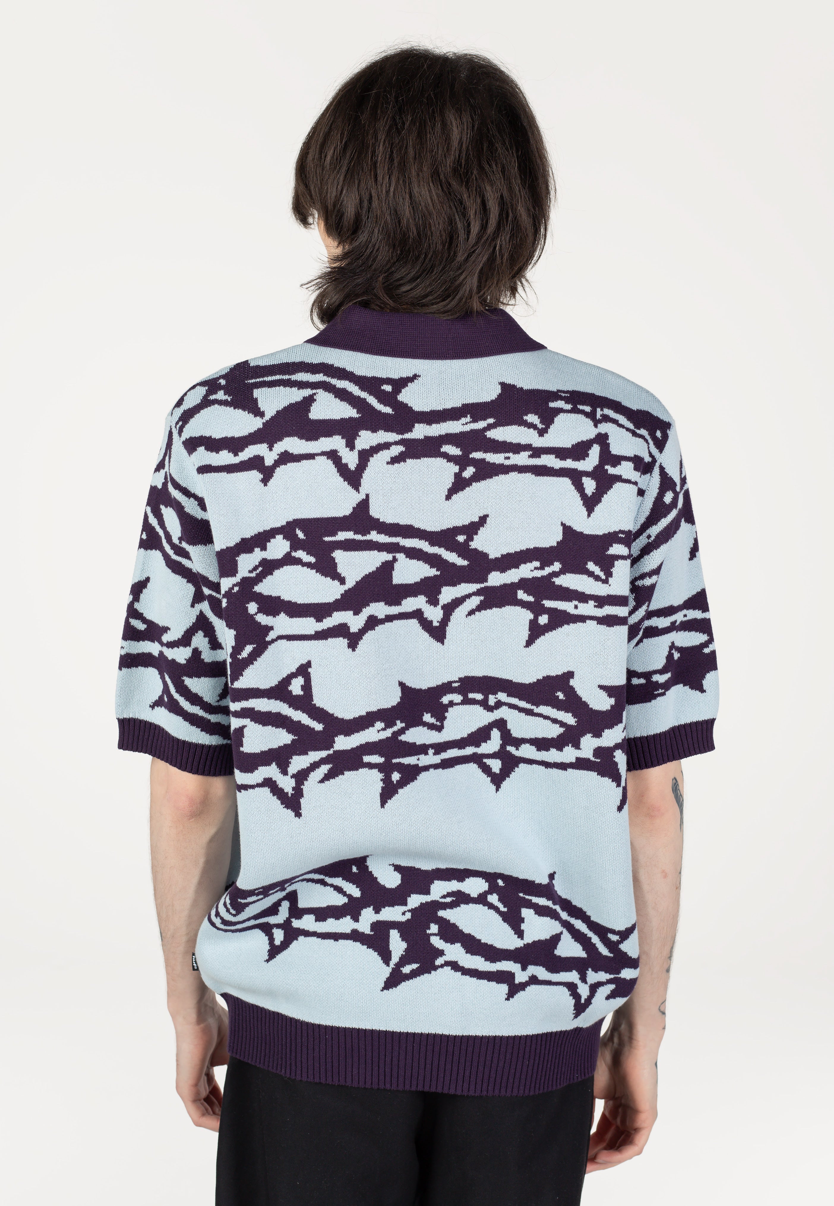 HUF - Fantasies Knit Light Blue - Polo | Men-Image
