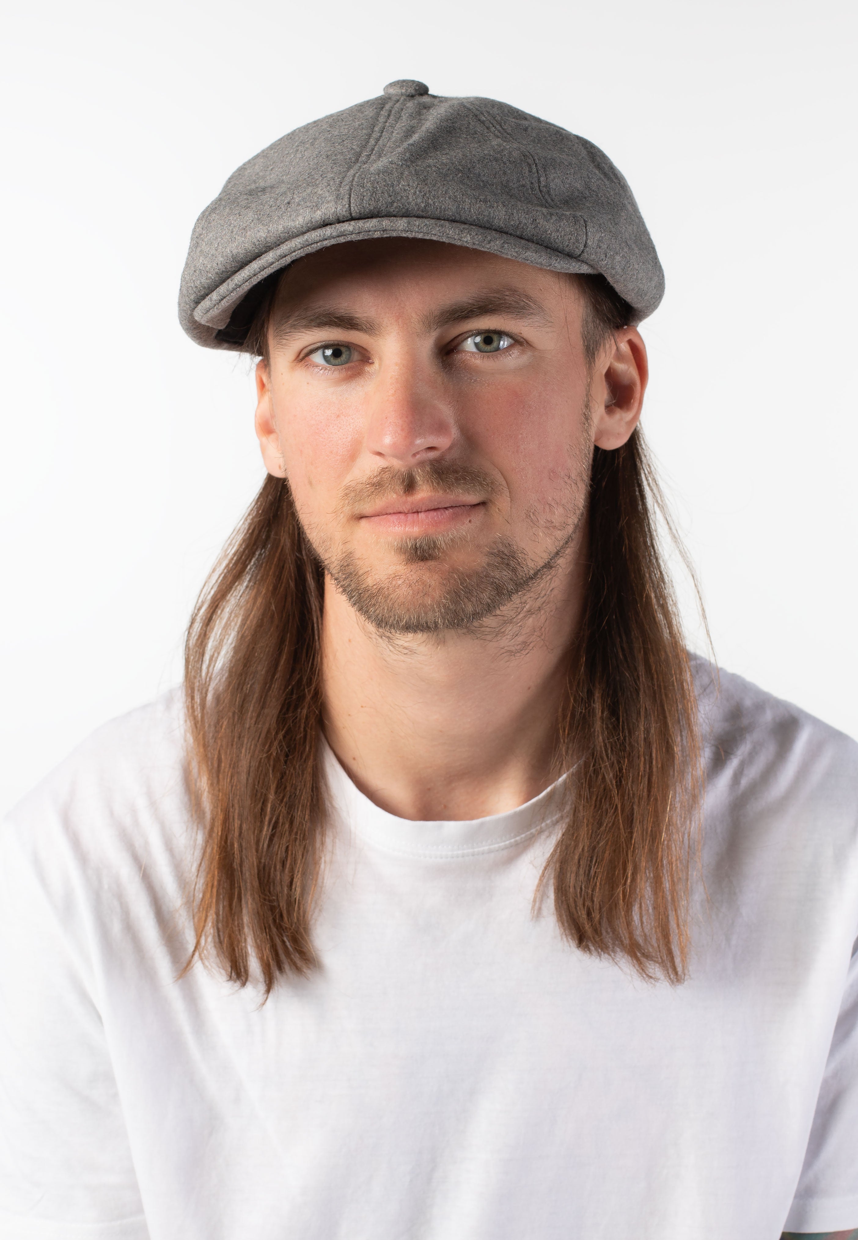 Brixton - Brood Flannel Dark Heather Grey/Washed Navy - Cap | Neutral-Image