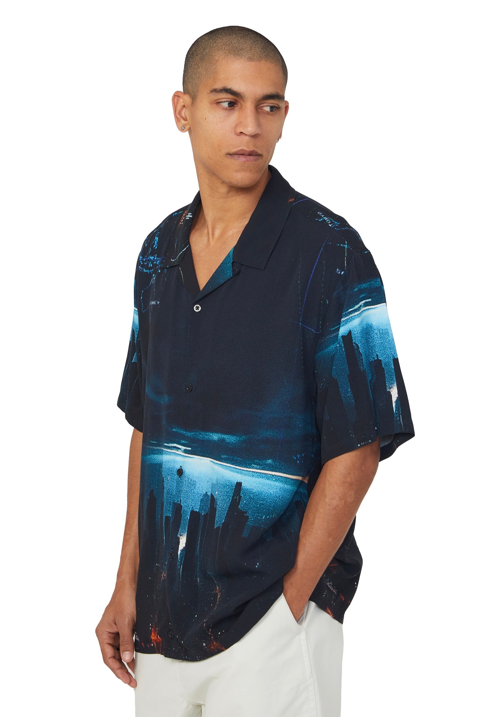 HUF - Ground Control Black - Shirt | Men-Image