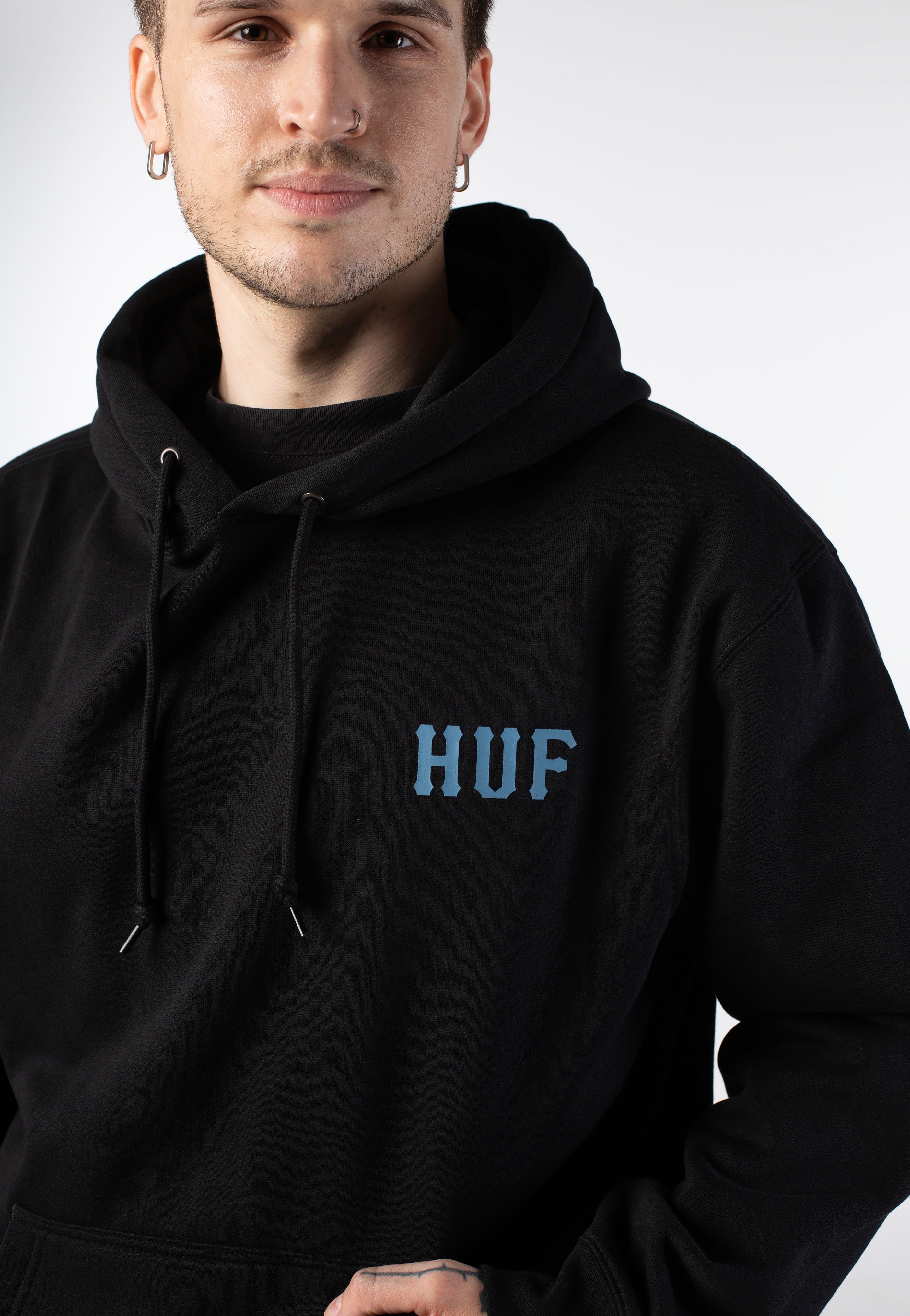 HUF Huf Classic H Black - Hoodie | Impericon