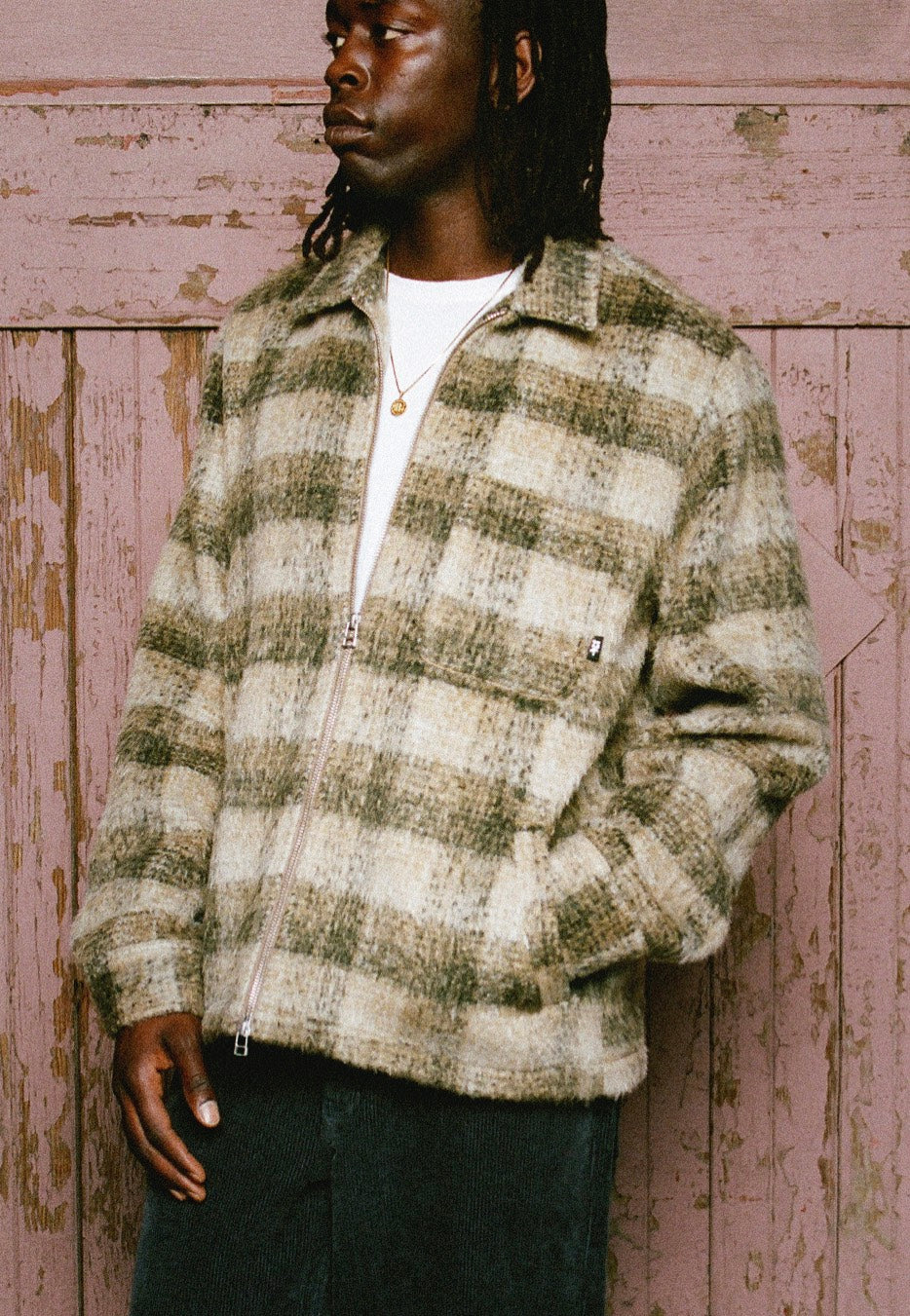 HUF - Megablast Plaid Desert - Jacket | Men-Image