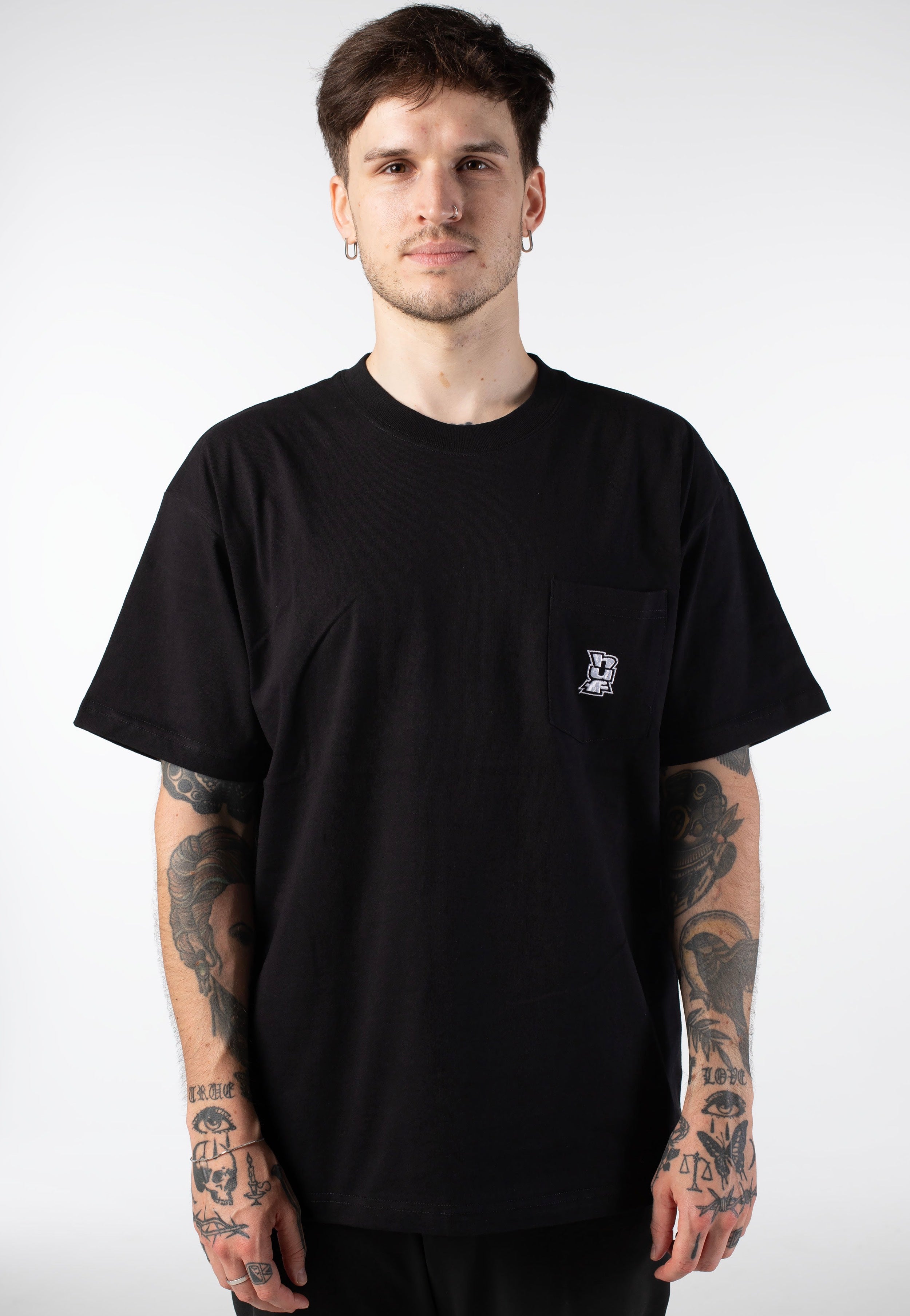 HUF - Megablast Pocket Black - T-Shirt | Men-Image
