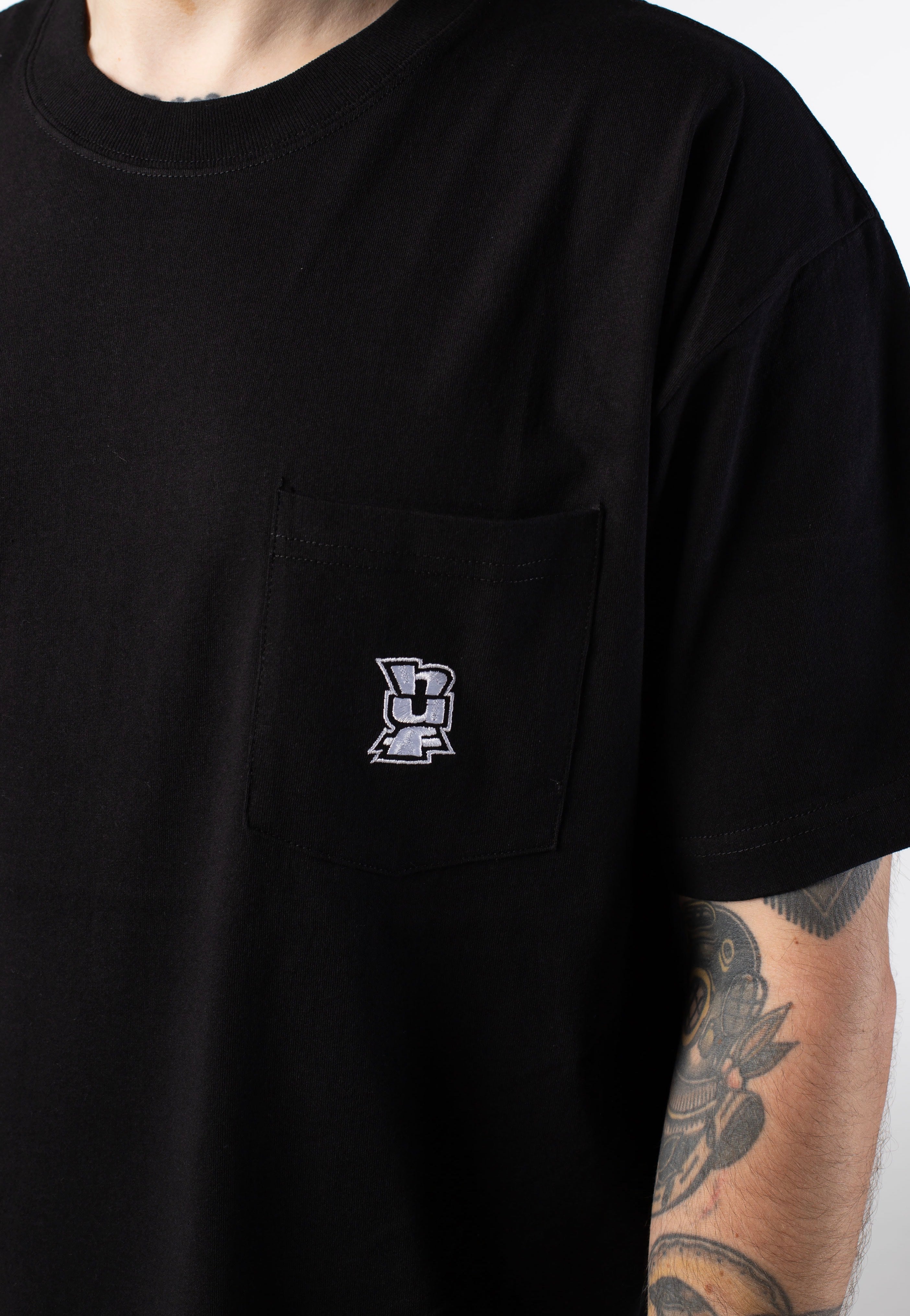 HUF - Megablast Pocket Black - T-Shirt | Men-Image