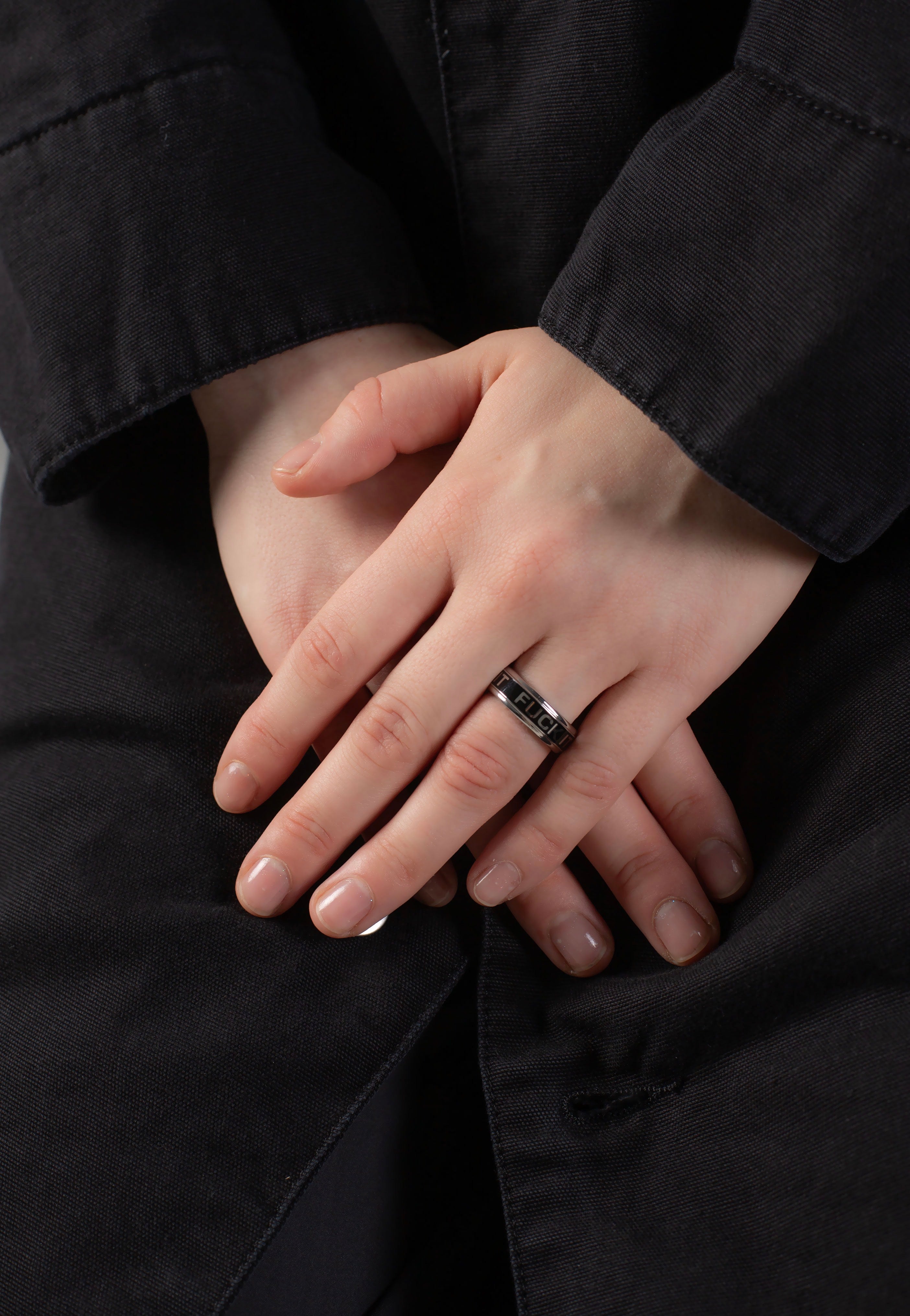 HUF - Mono Silver - Ring | Neutral-Image