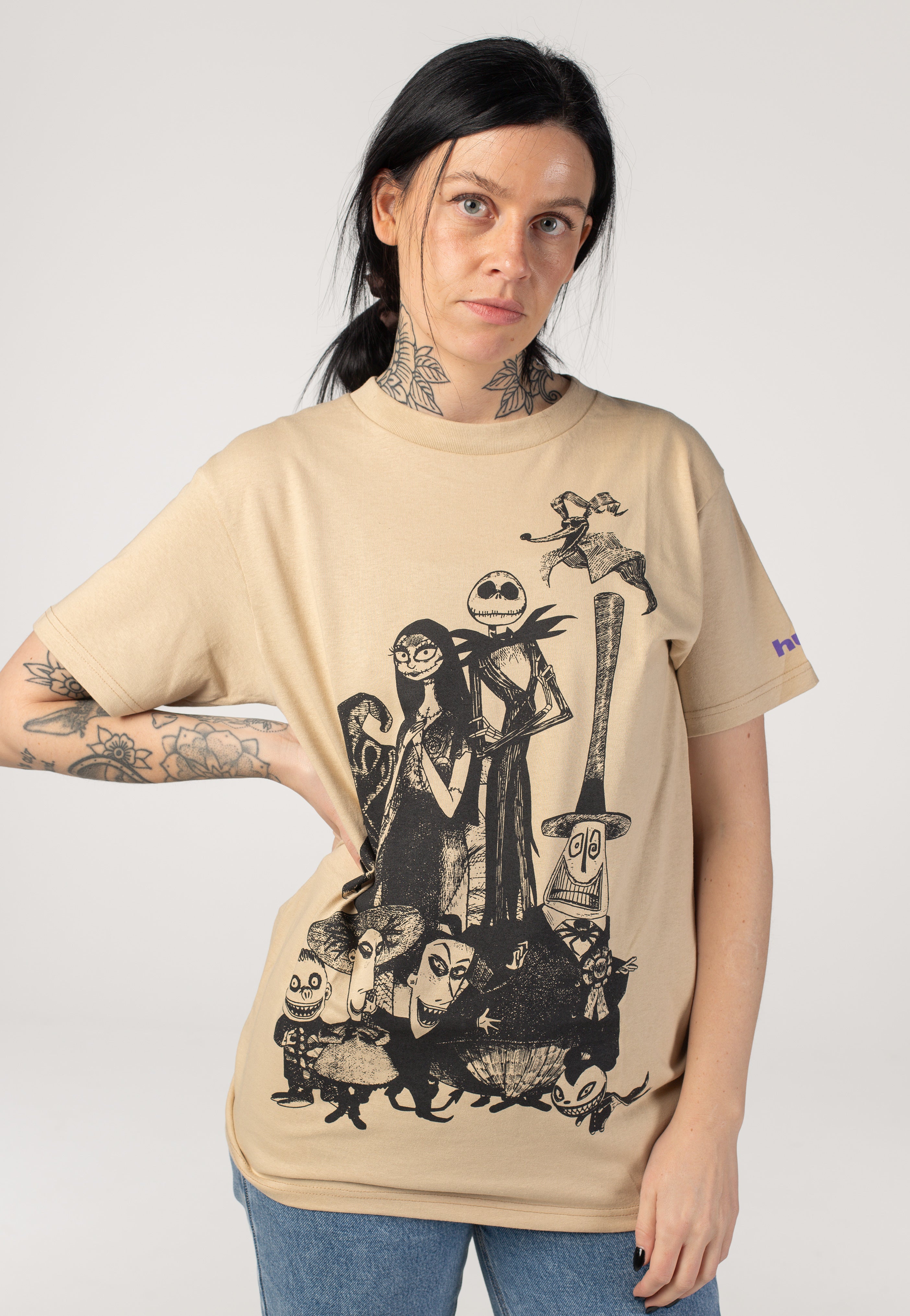 HUF x The Nightmare Before Christmas - Nightmare Cast Sand - T-Shirt | Women-Image