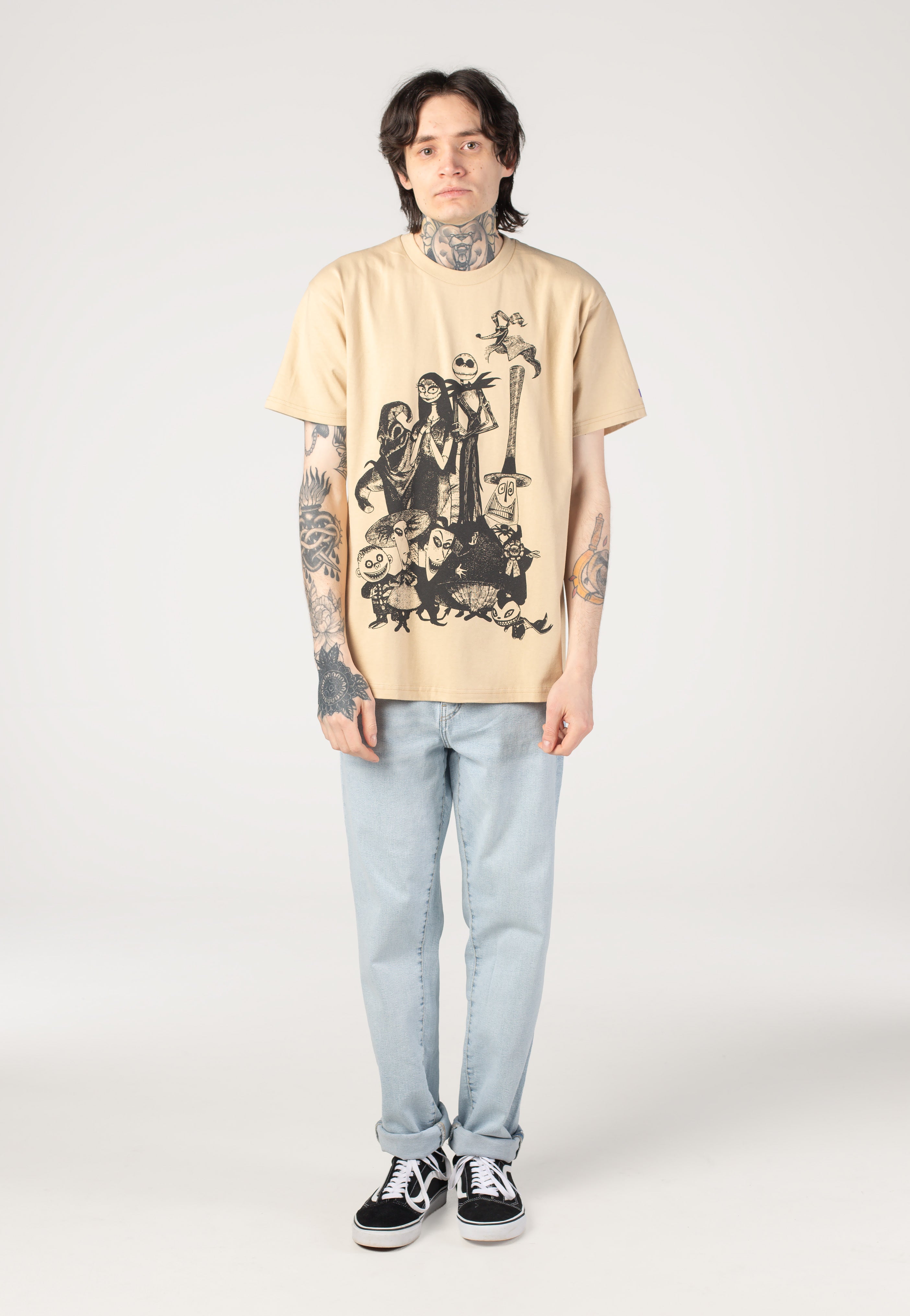 HUF x The Nightmare Before Christmas - Nightmare Cast Sand - T-Shirt | Men-Image