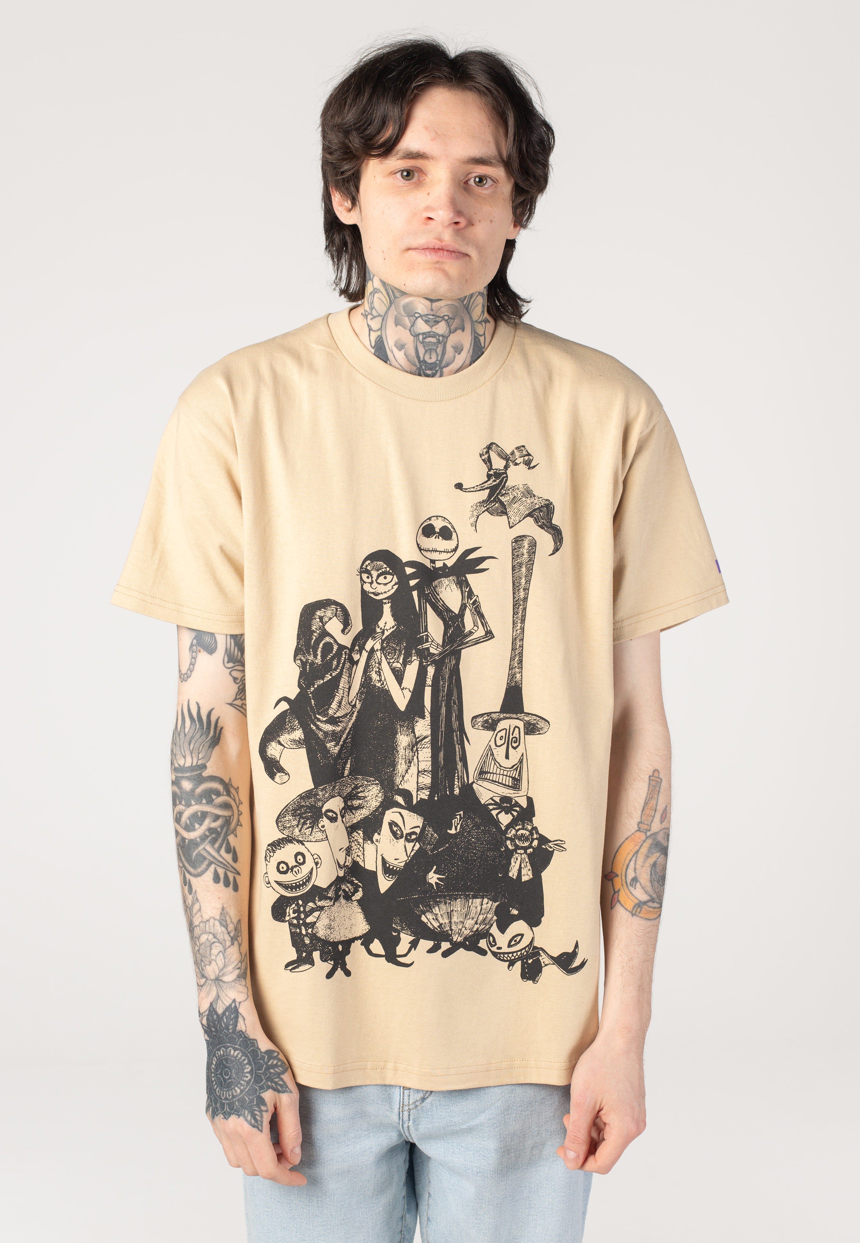 HUF x The Nightmare Before Christmas - Nightmare Cast Sand - T-Shirt | Men-Image