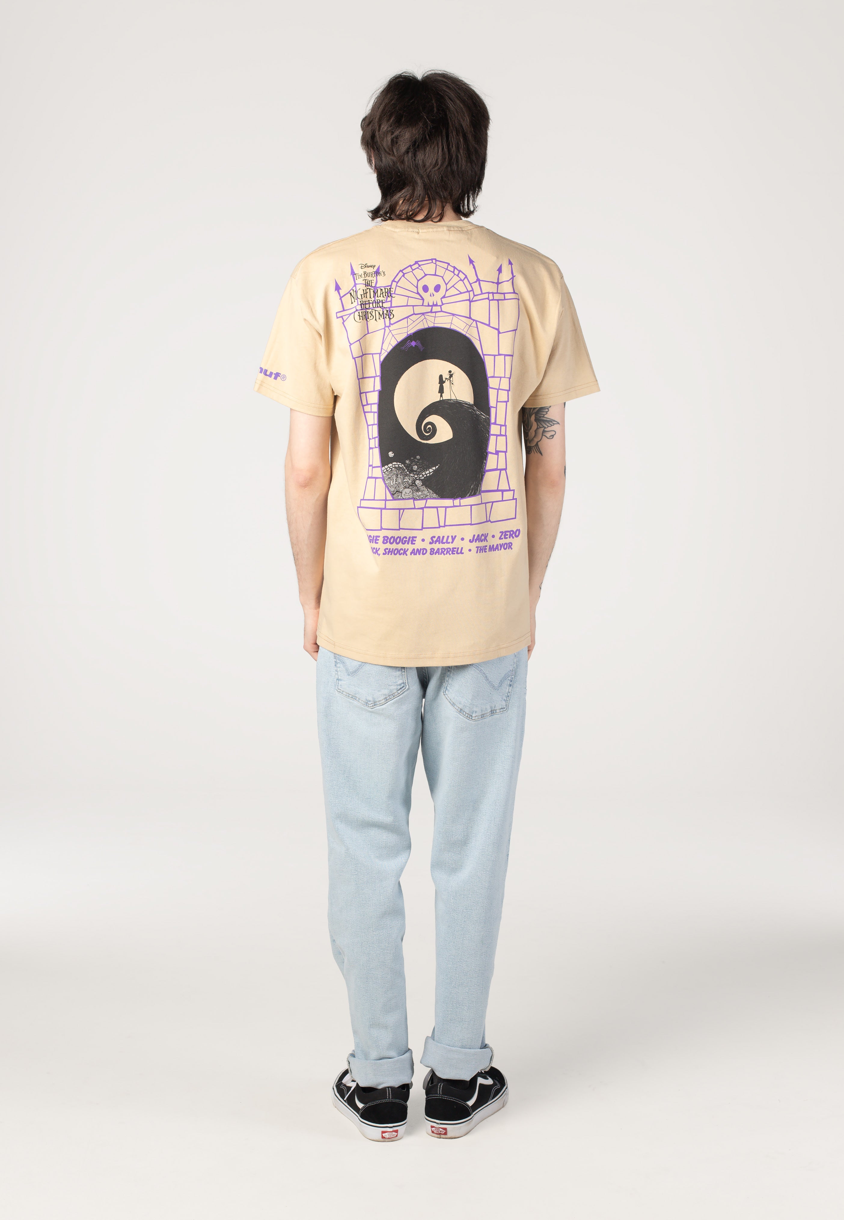 HUF x The Nightmare Before Christmas - Nightmare Cast Sand - T-Shirt | Men-Image