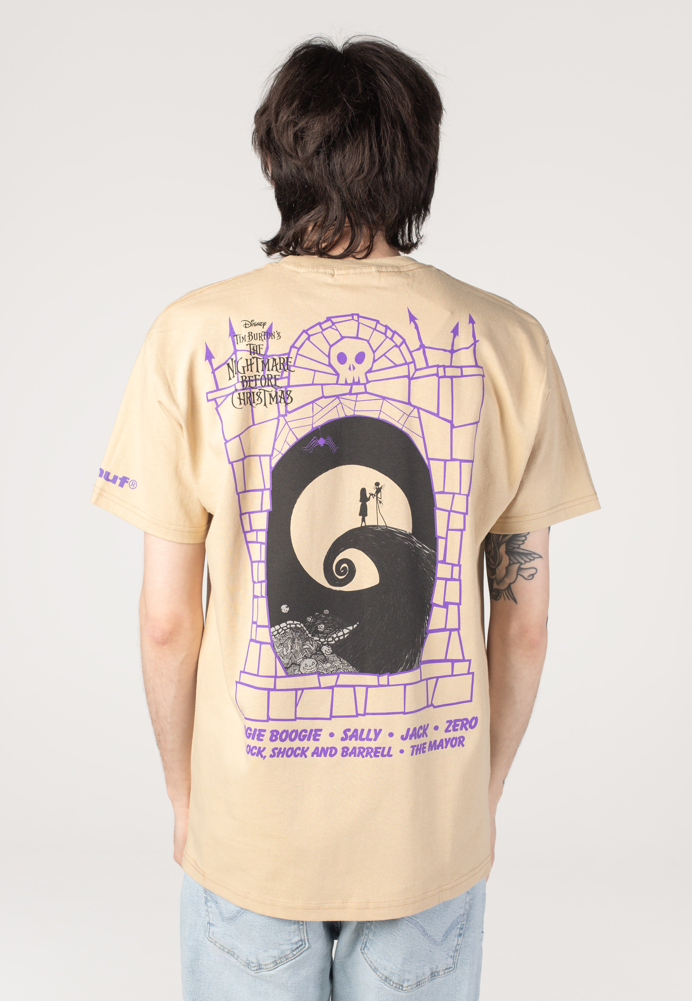 HUF x The Nightmare Before Christmas - Nightmare Cast Sand - T-Shirt | Men-Image
