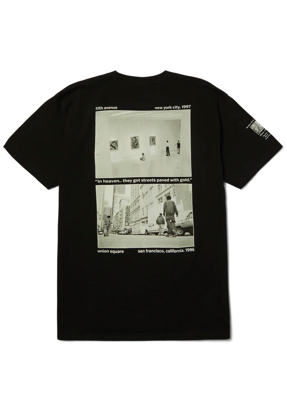 HUF - Paved With Gold Black - T-Shirt | Neutral-Image