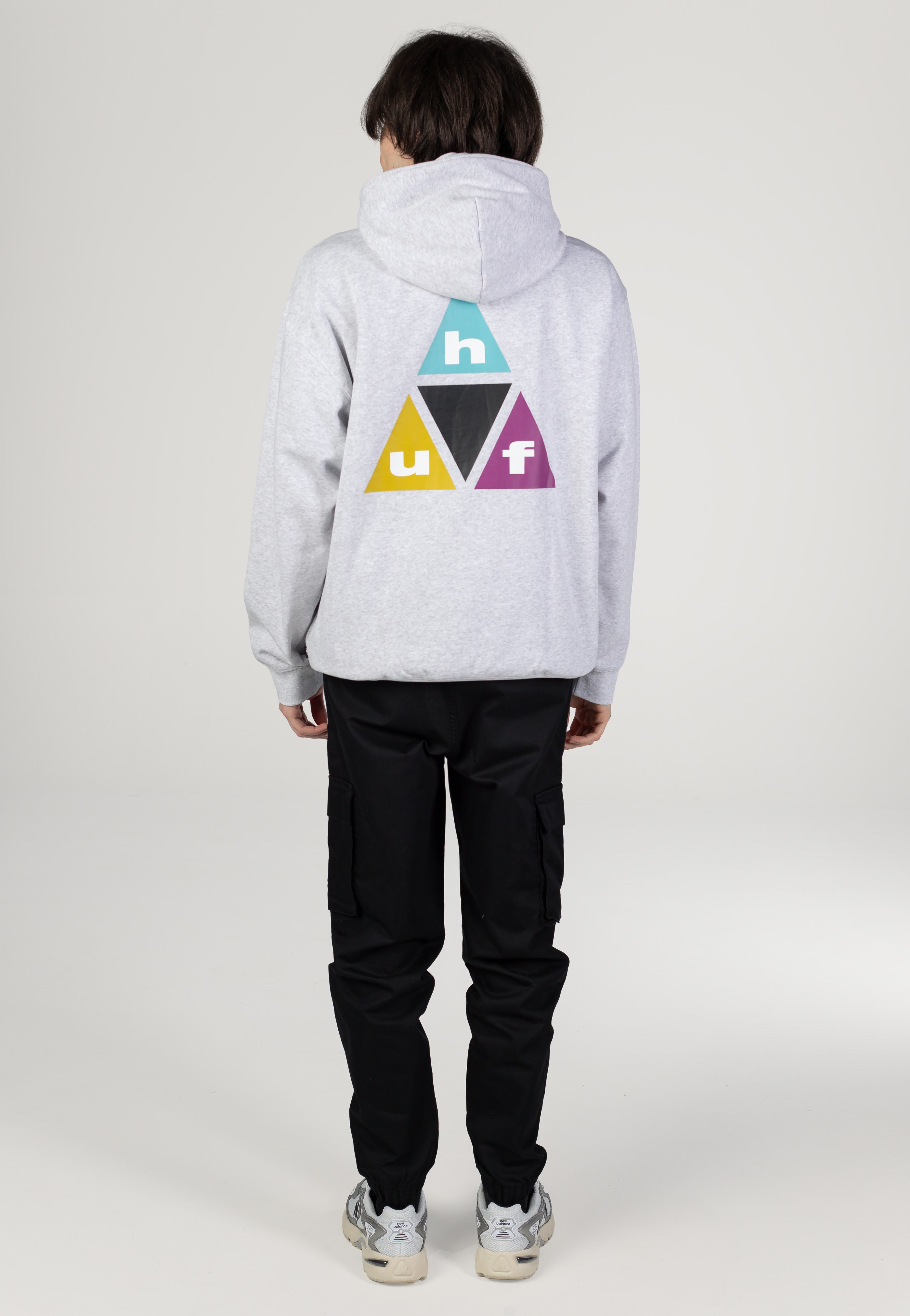 HUF - Prism TT PO Heather Grey - Hoodie | Men-Image