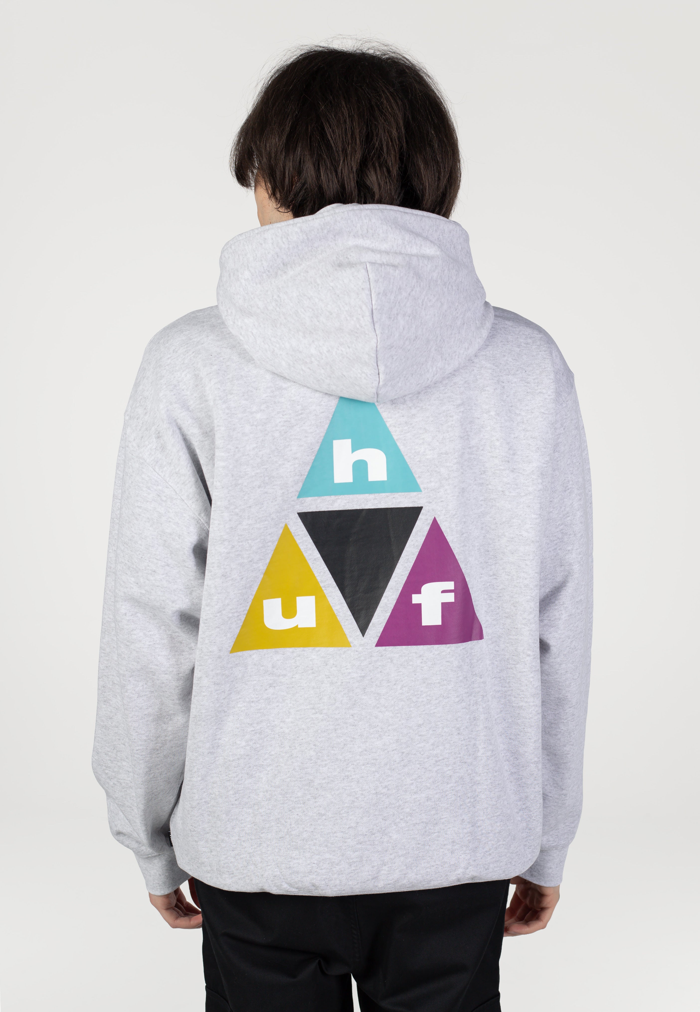 HUF - Prism TT PO Heather Grey - Hoodie | Men-Image