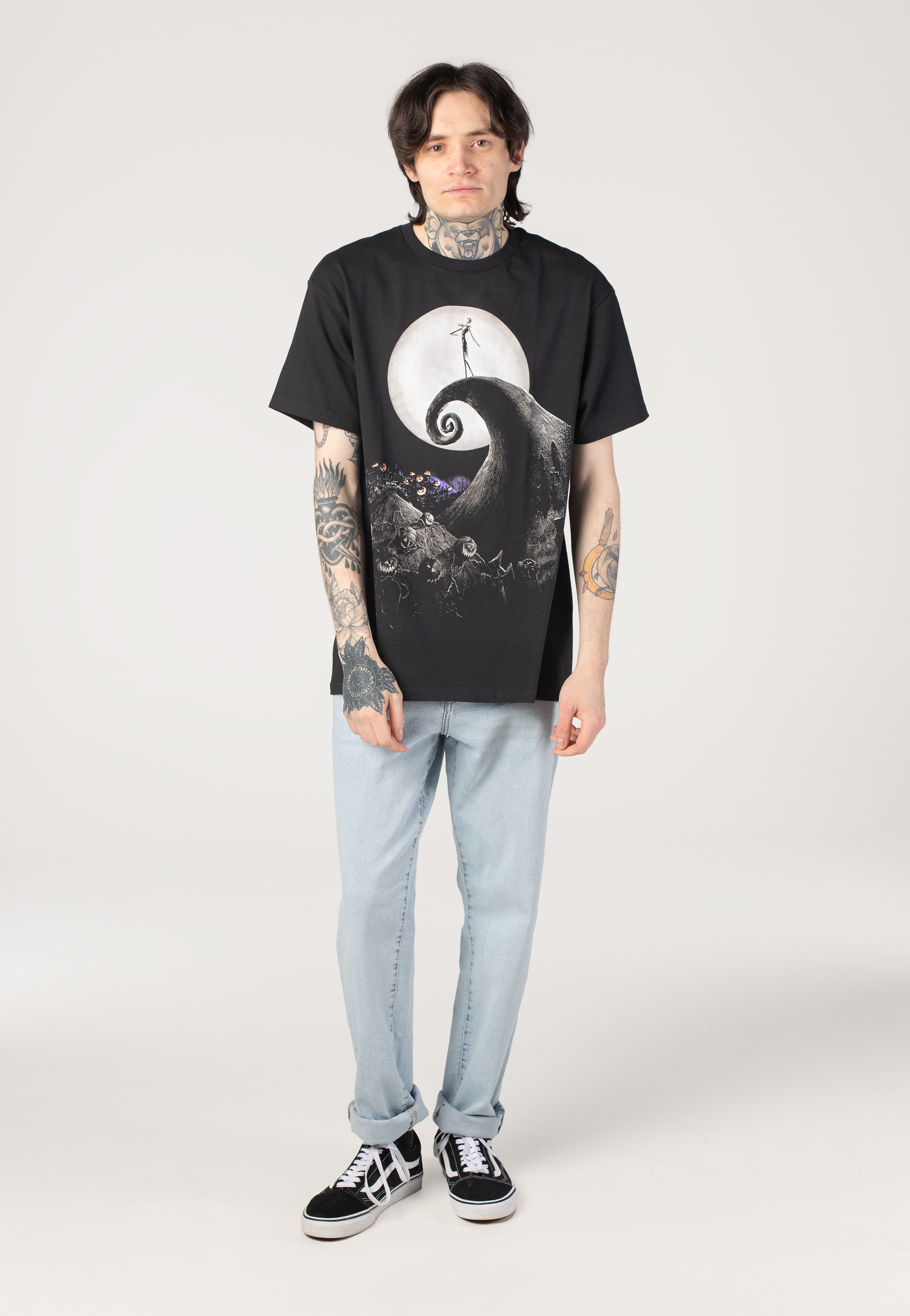HUF x The Nightmare Before Christmas - Spiral Hill Black - T-Shirt | Men-Image
