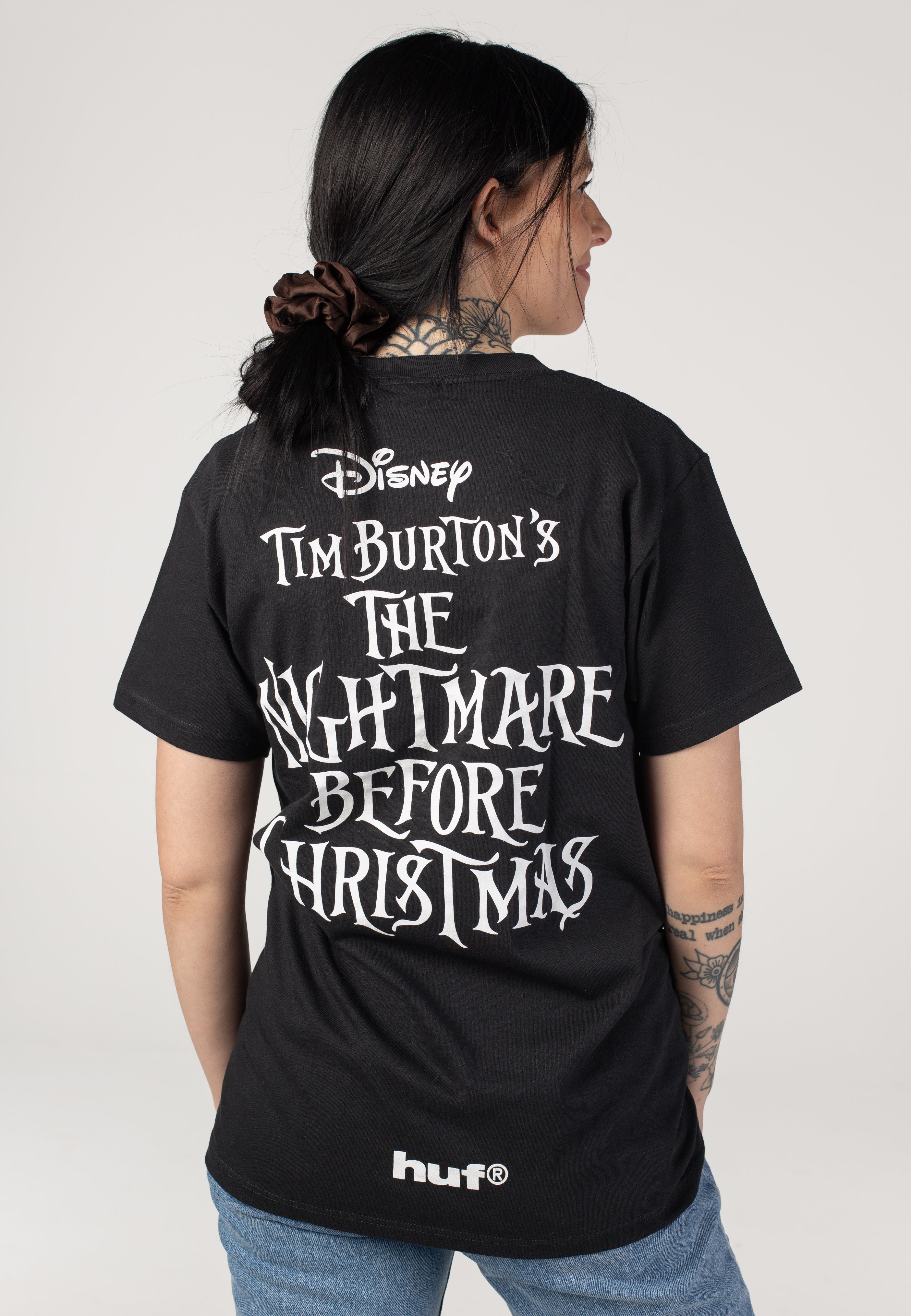 HUF x The Nightmare Before Christmas - Spiral Hill Black - T-Shirt | Women-Image