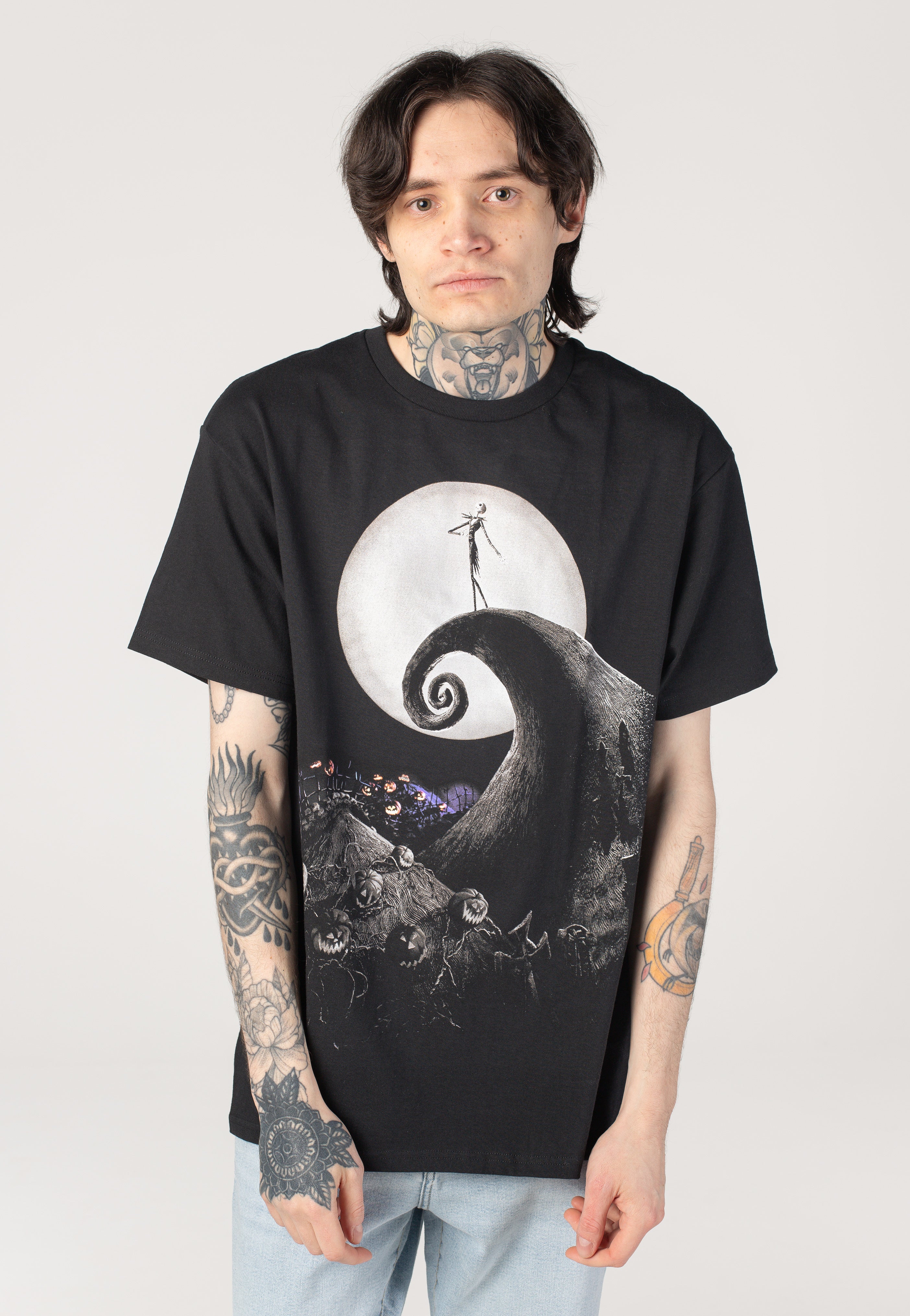 HUF x The Nightmare Before Christmas - Spiral Hill Black - T-Shirt | Men-Image