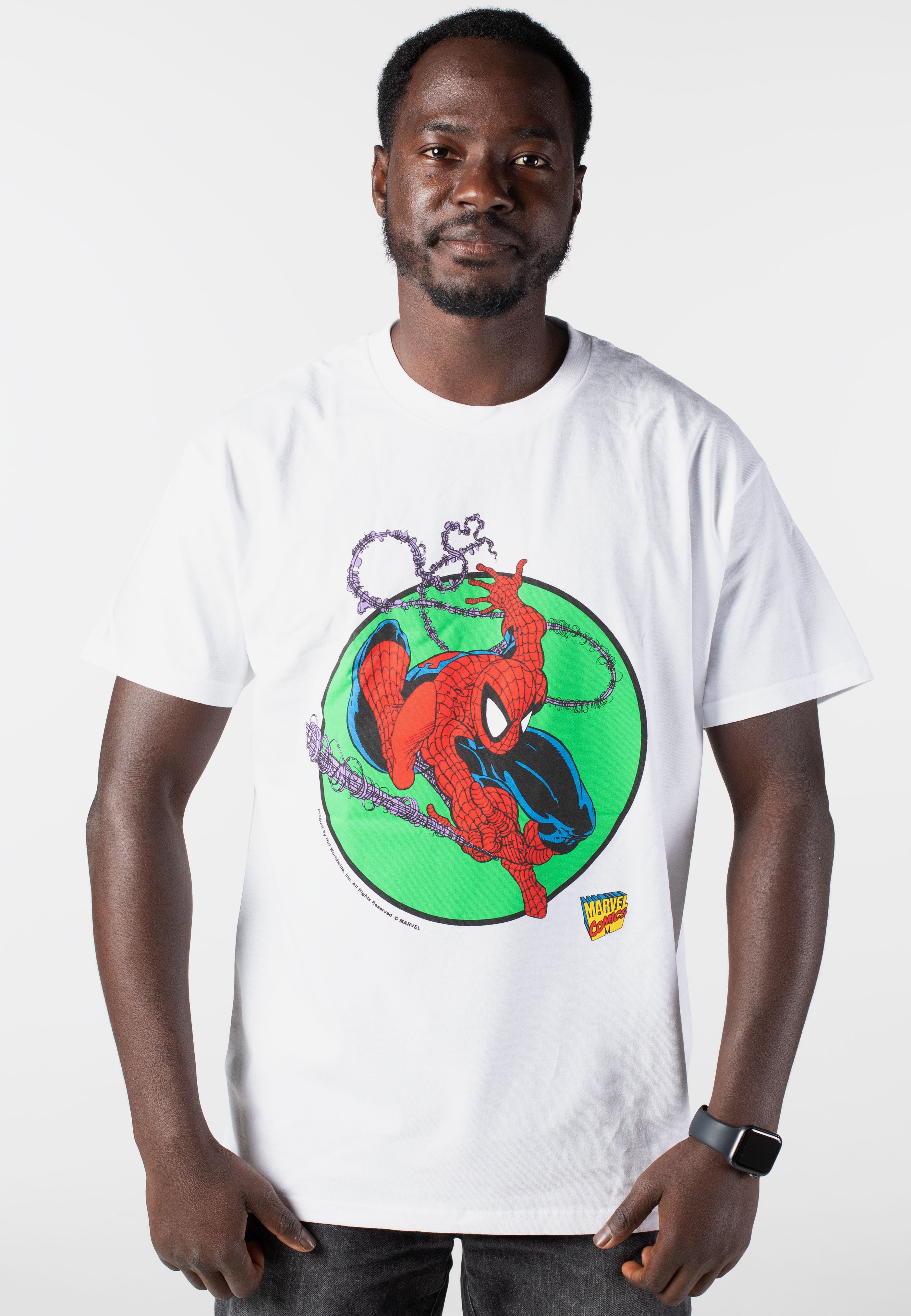 HUF x Spiderman - Three Hundred White - T-Shirt | Men-Image