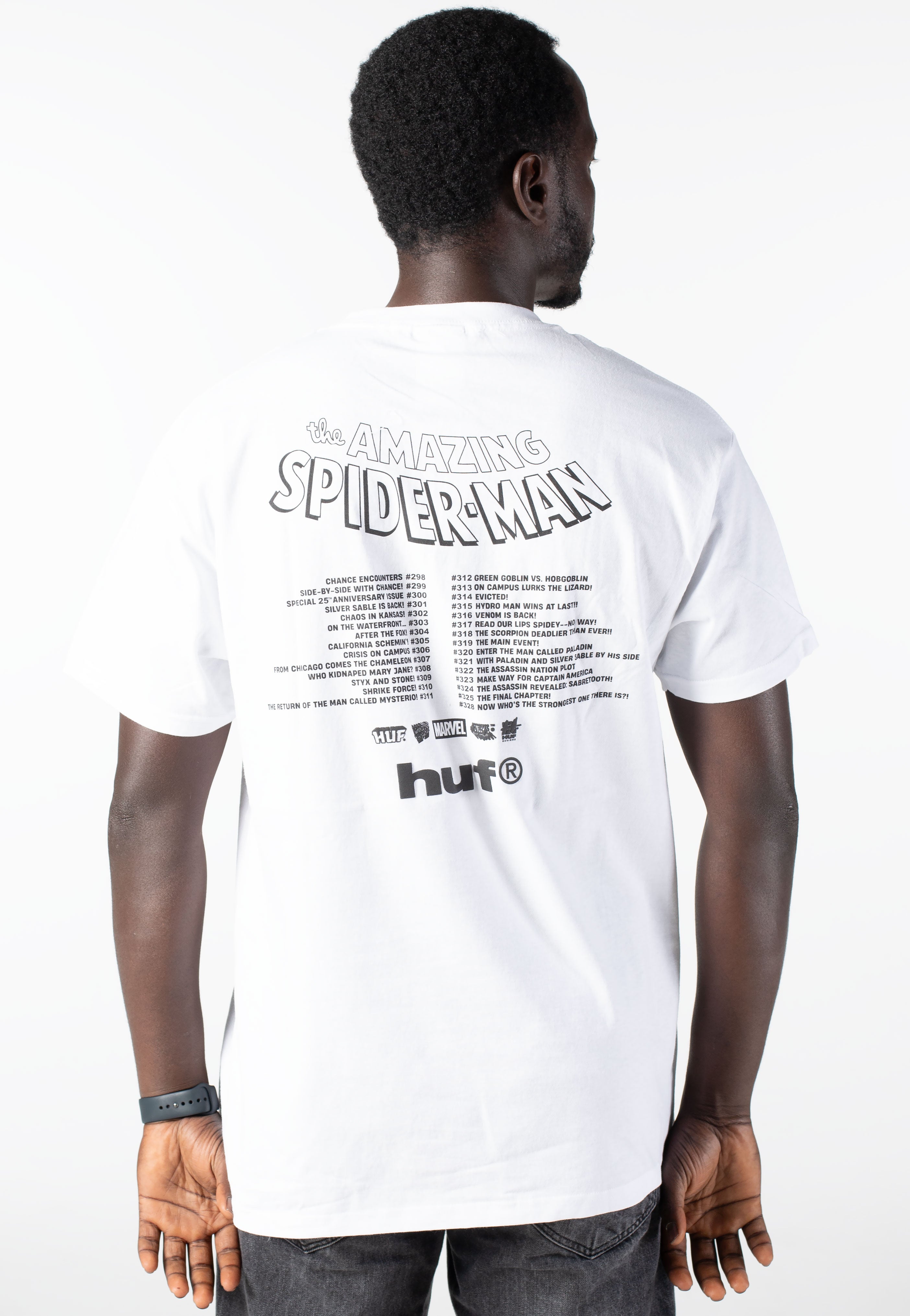 HUF x Spiderman - Three Hundred White - T-Shirt | Men-Image