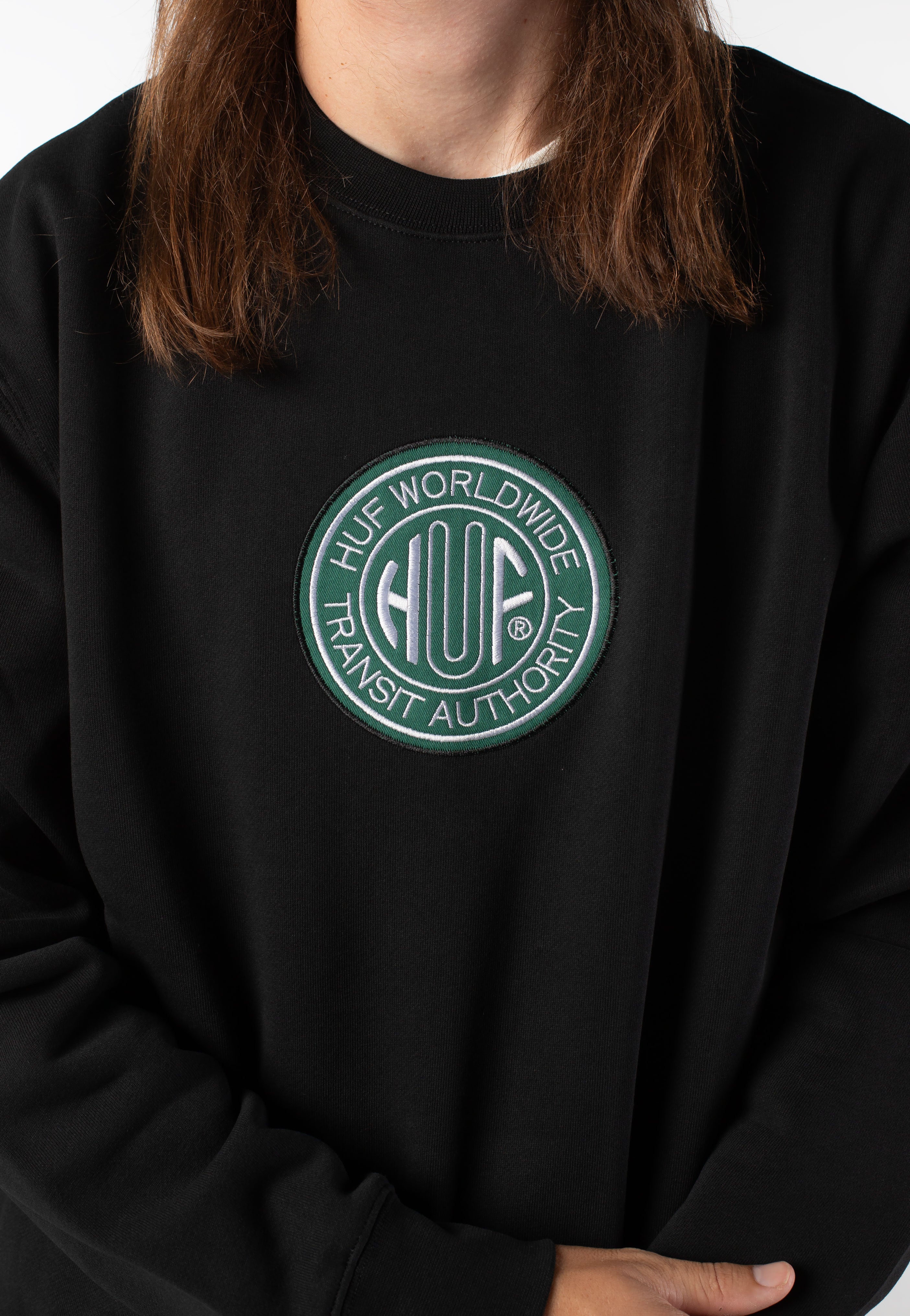 HUF - Transit Authority Black - Sweater | Men-Image