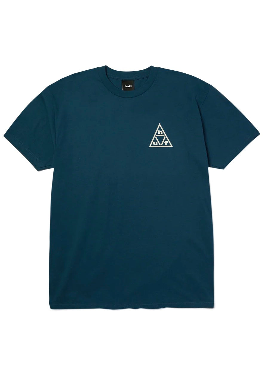 HUF - Triple Triangle Harbor Blue/White - T-Shirt | Neutral-Image