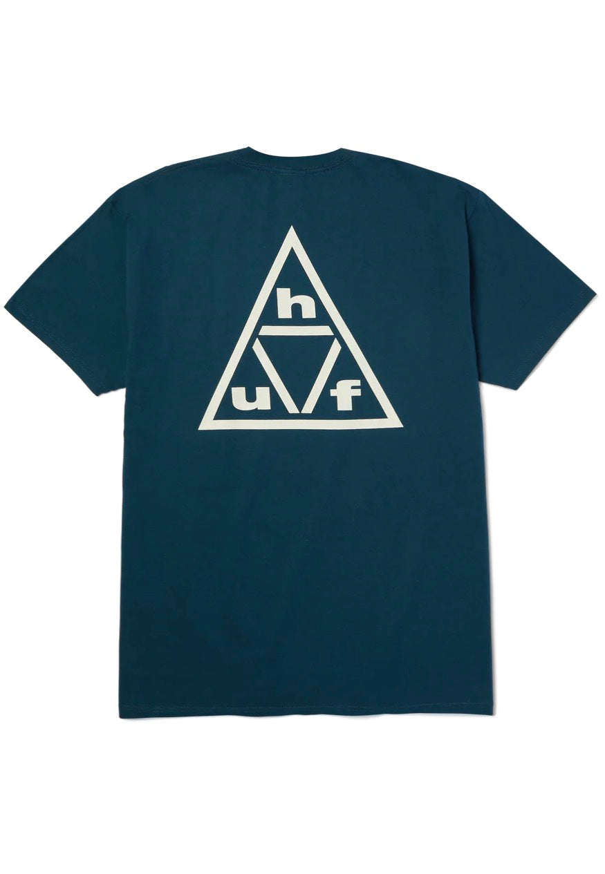 HUF - Triple Triangle Harbor Blue/White - T-Shirt | Neutral-Image