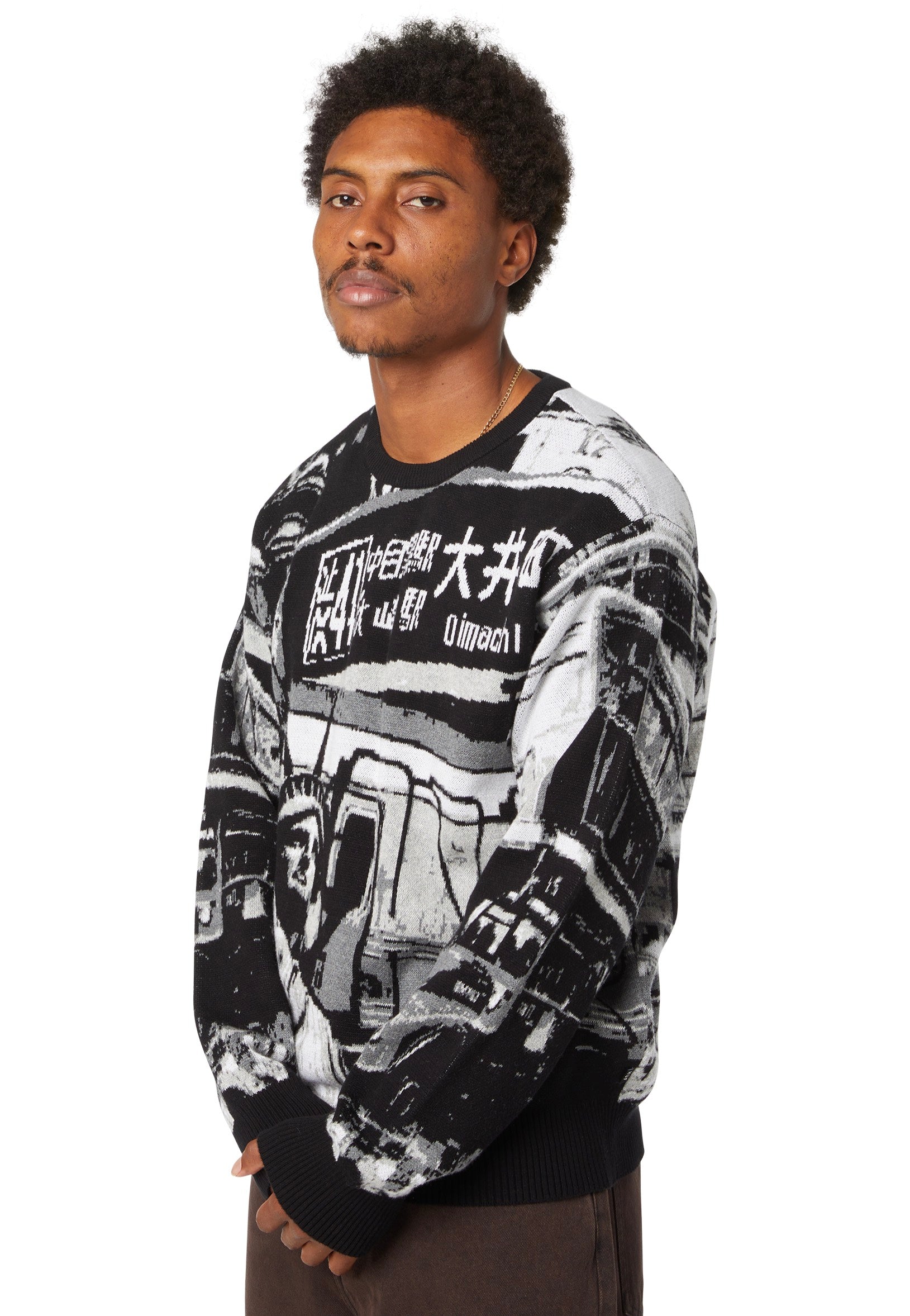 HUF - Worldwide Commuter Black - Sweater | Men-Image