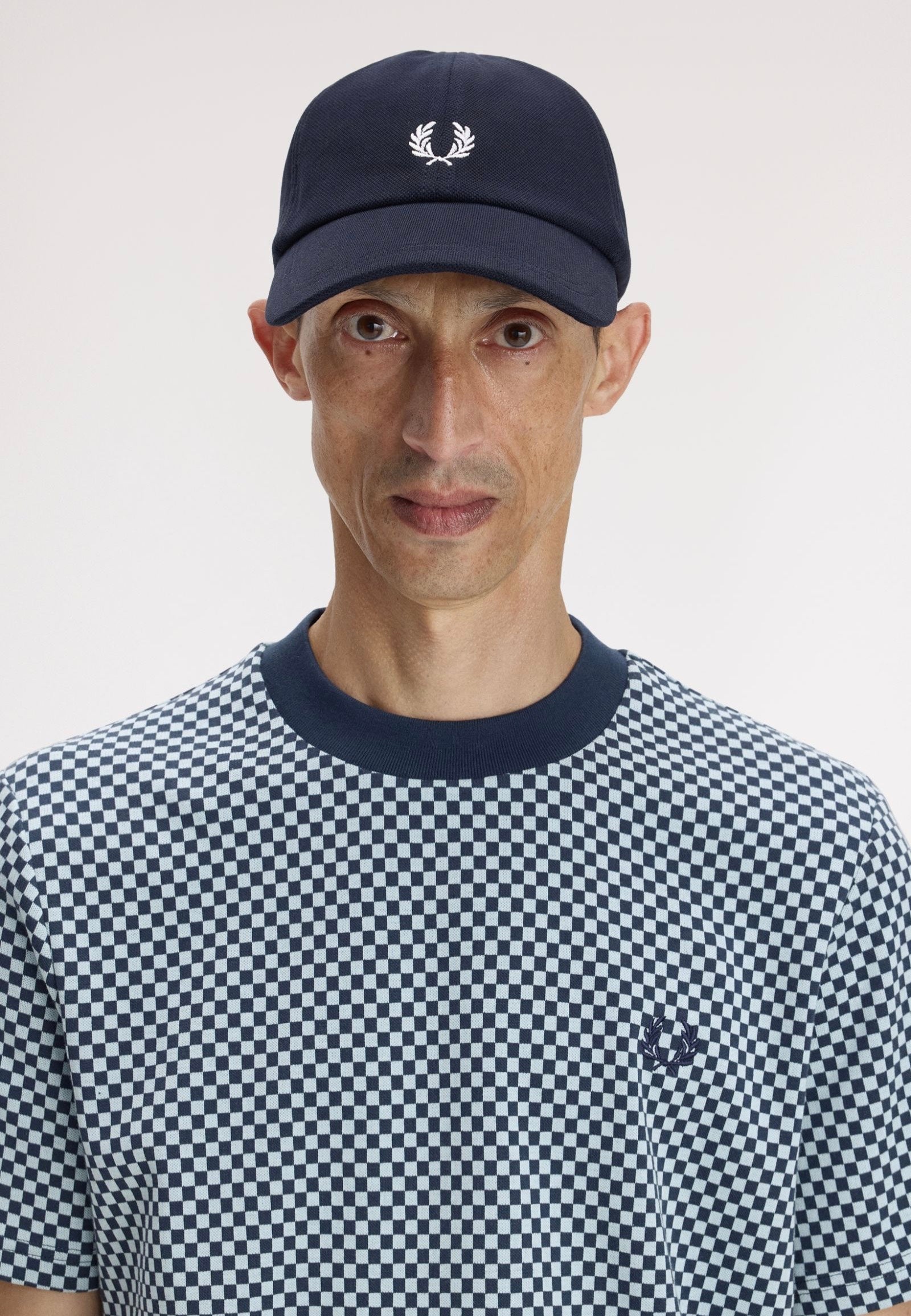 Fred Perry - Pique Classic Navy/Snow White - Cap | Neutral-Image