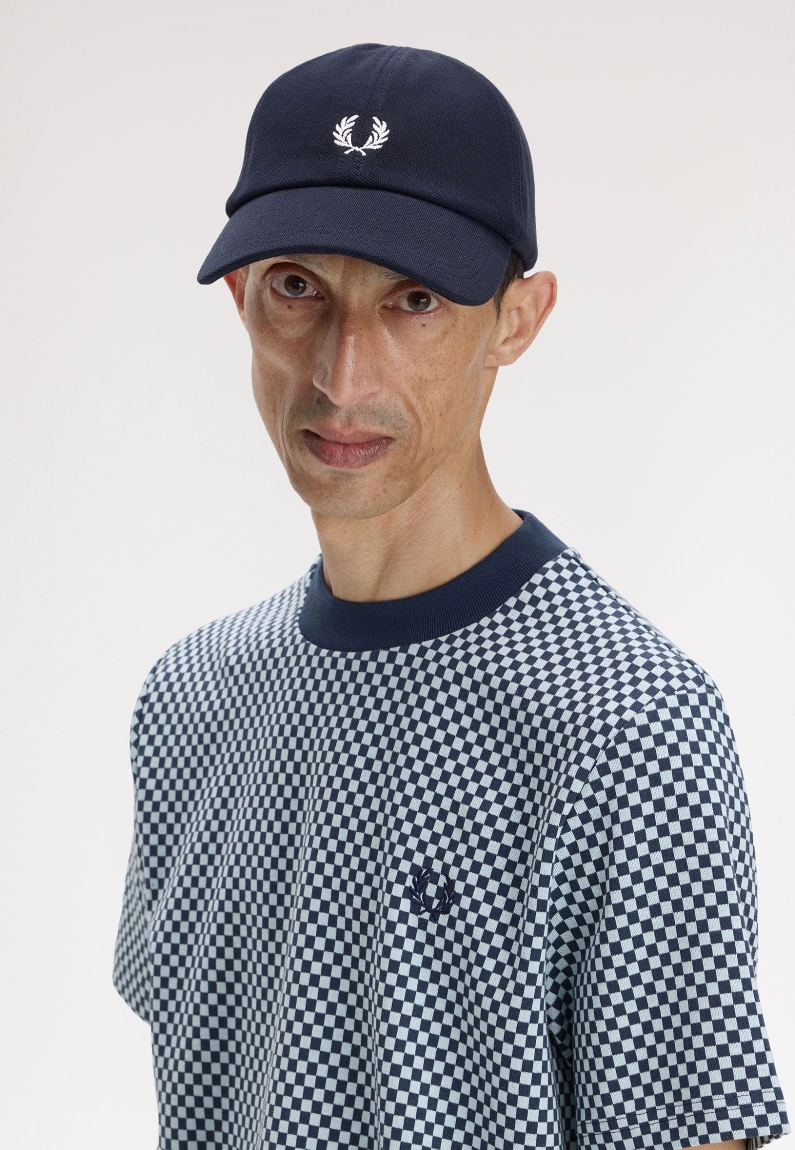Fred Perry - Pique Classic Navy/Snow White - Cap | Neutral-Image