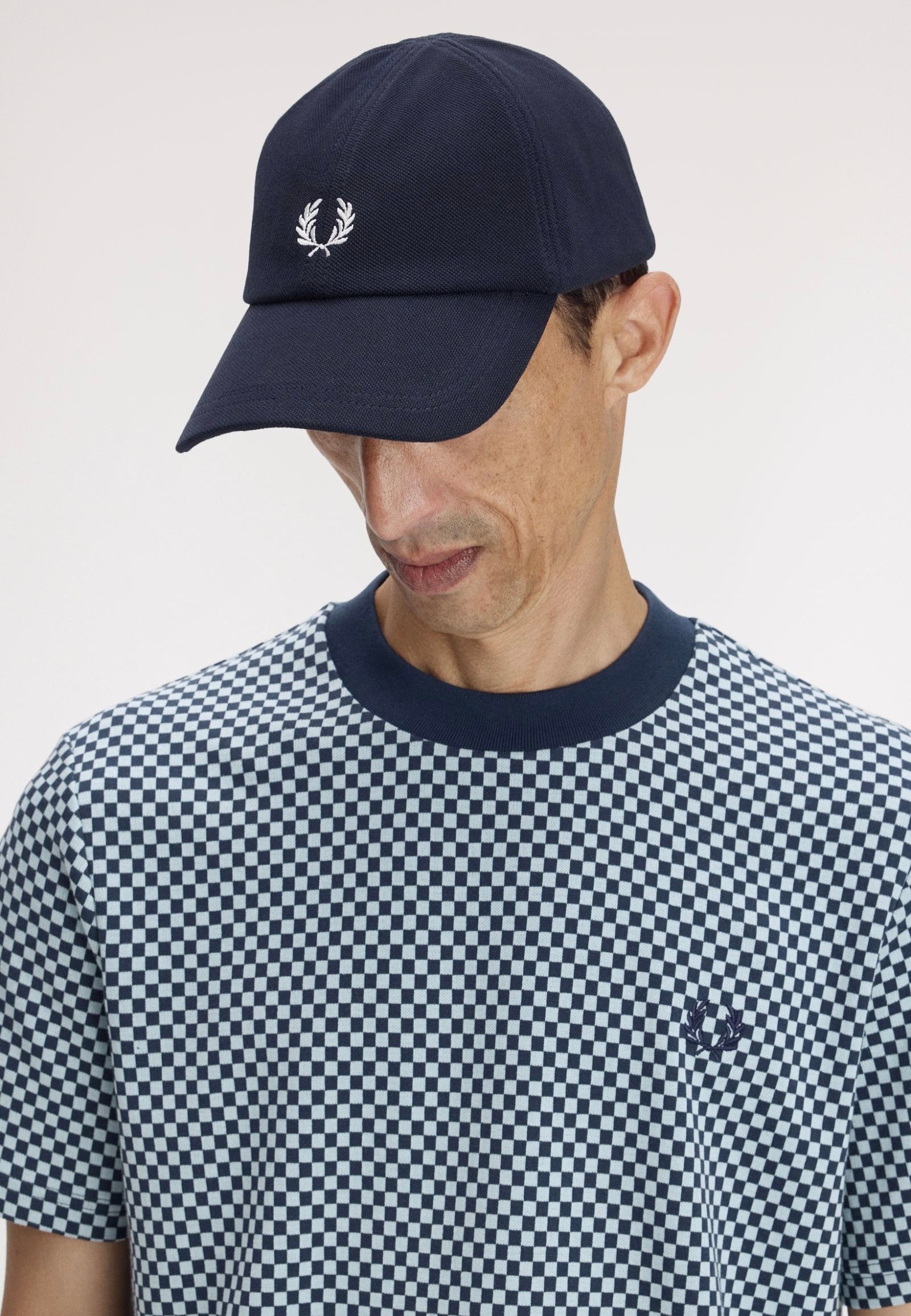 Fred Perry - Pique Classic Navy/Snow White - Cap | Neutral-Image