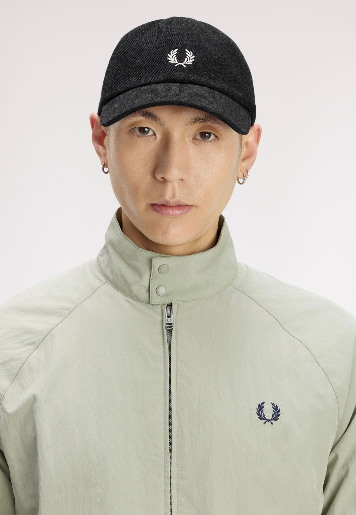 Fred Perry Pique Classic Charcoal Marl/Ecru Čepice | Neutral-Image