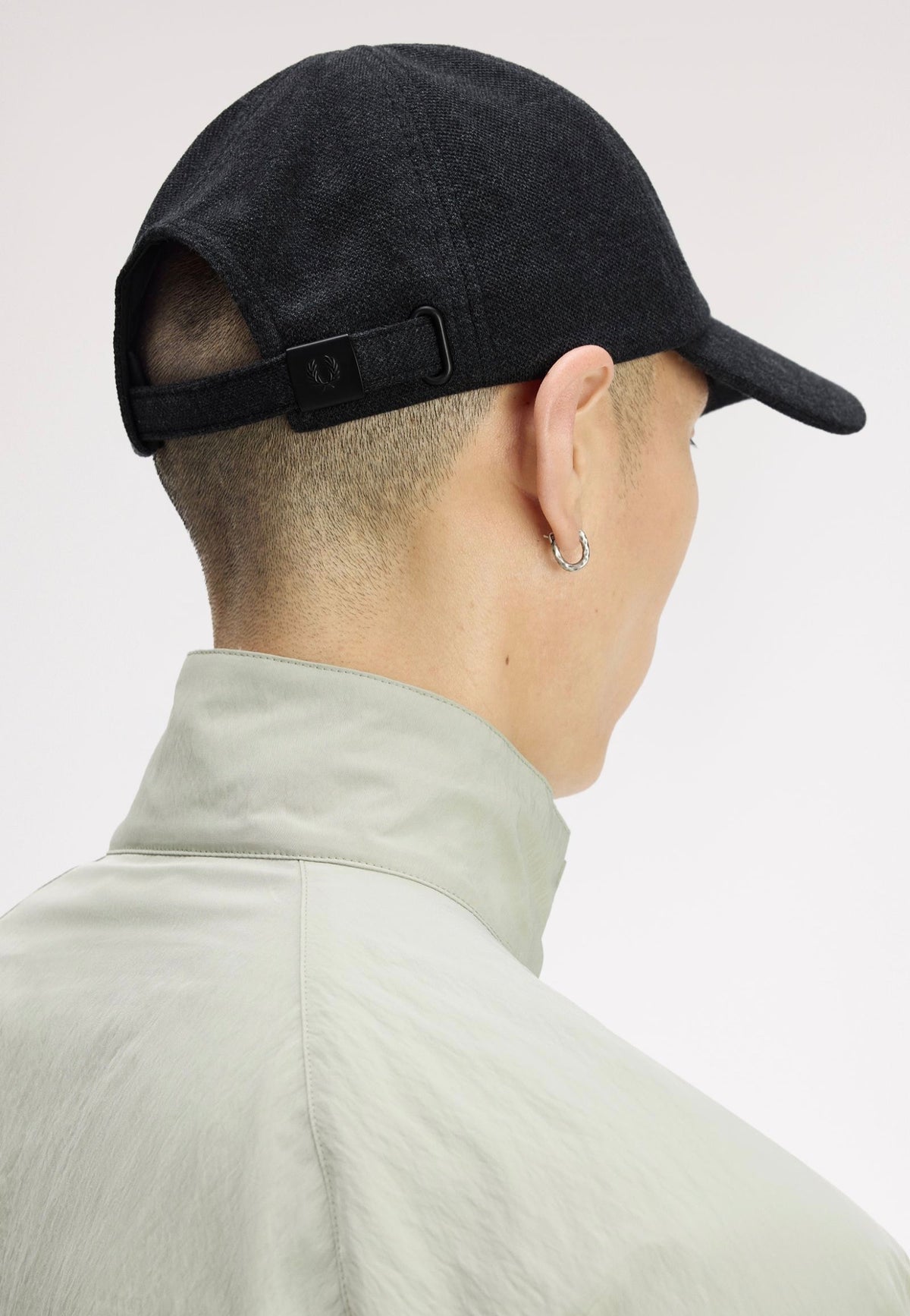 Fred Perry Pique Classic Charcoal Marl/Ecru Čepice | Neutral-Image