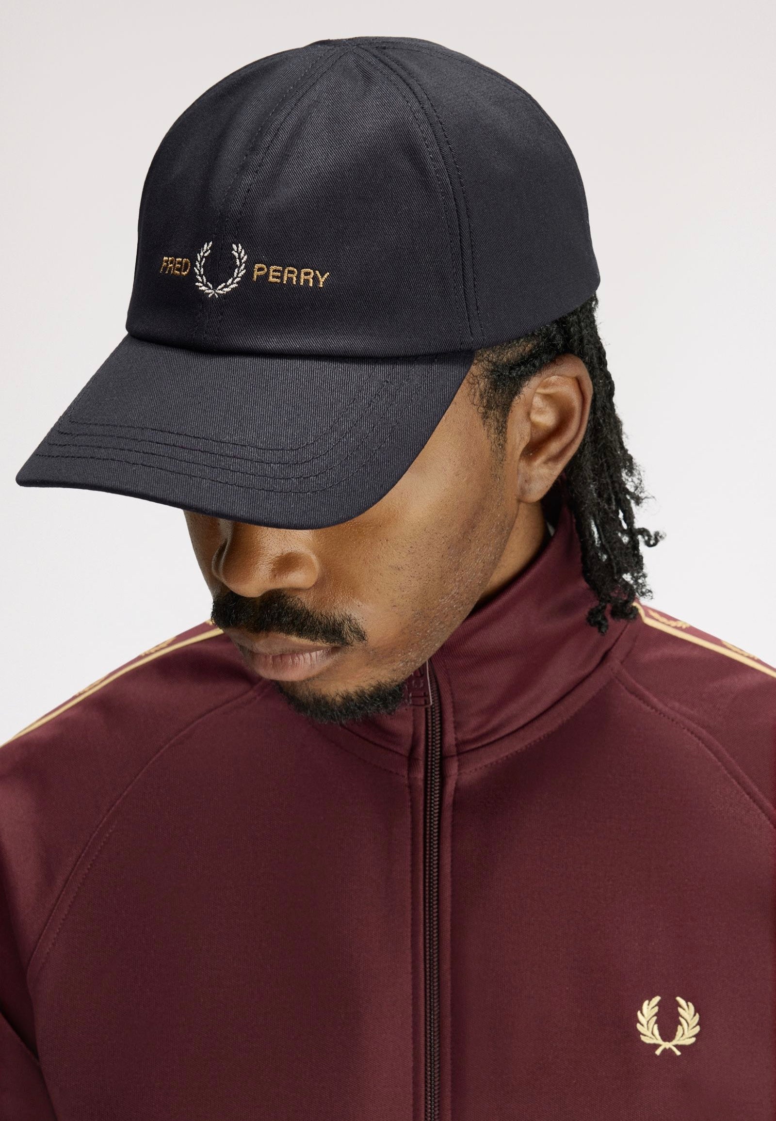 Fred Perry - FLP Twill Black - Cap | Neutral-Image