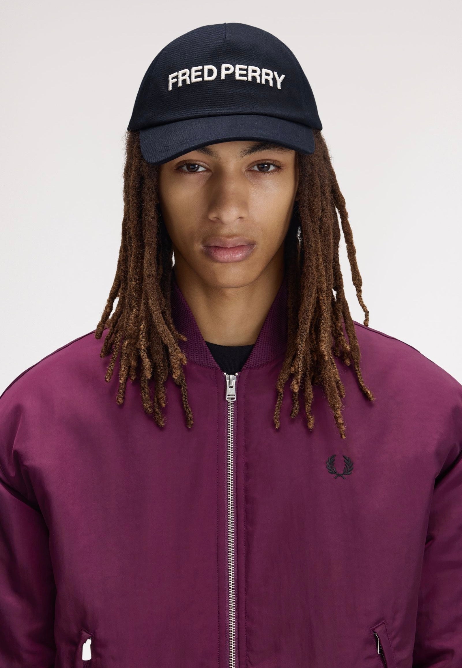 Fred Perry - Fred Perry Hb Graphic Twill Navy - Cap | Neutral-Image