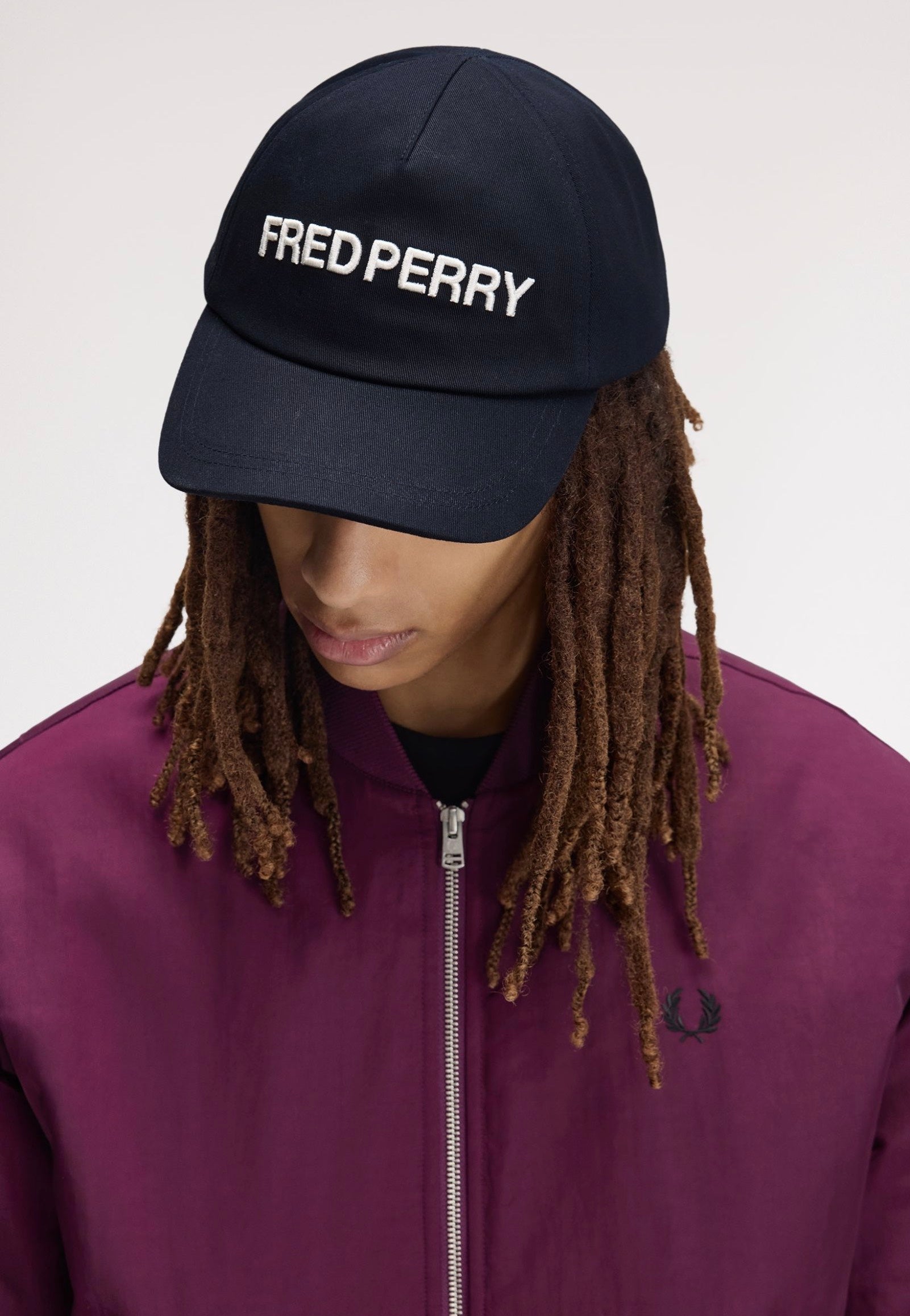 Fred Perry - Fred Perry Hb Graphic Twill Navy - Cap | Neutral-Image
