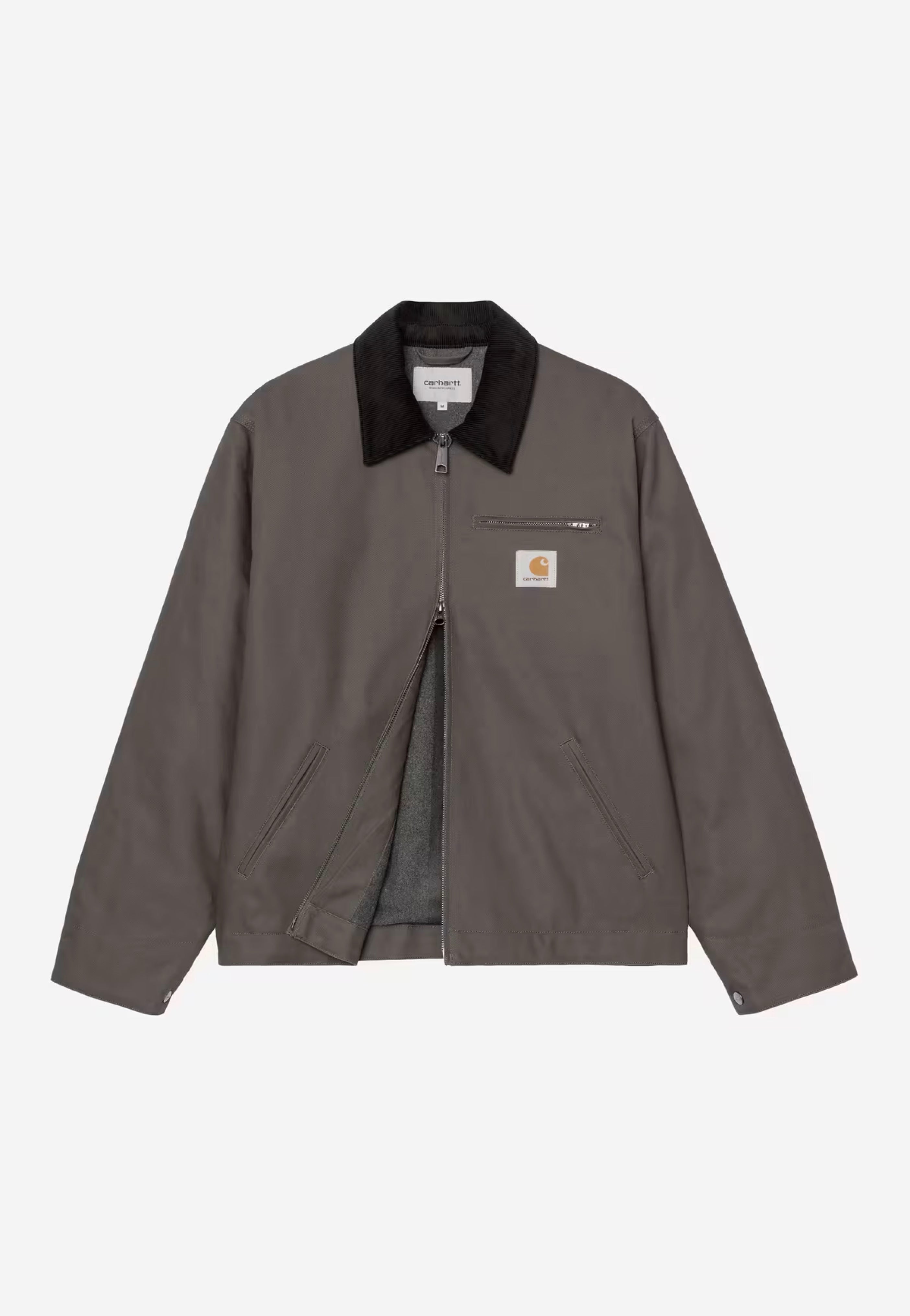 Carhartt WIP - Detroit Rigid Graphite/Black - Jacket | Men-Image