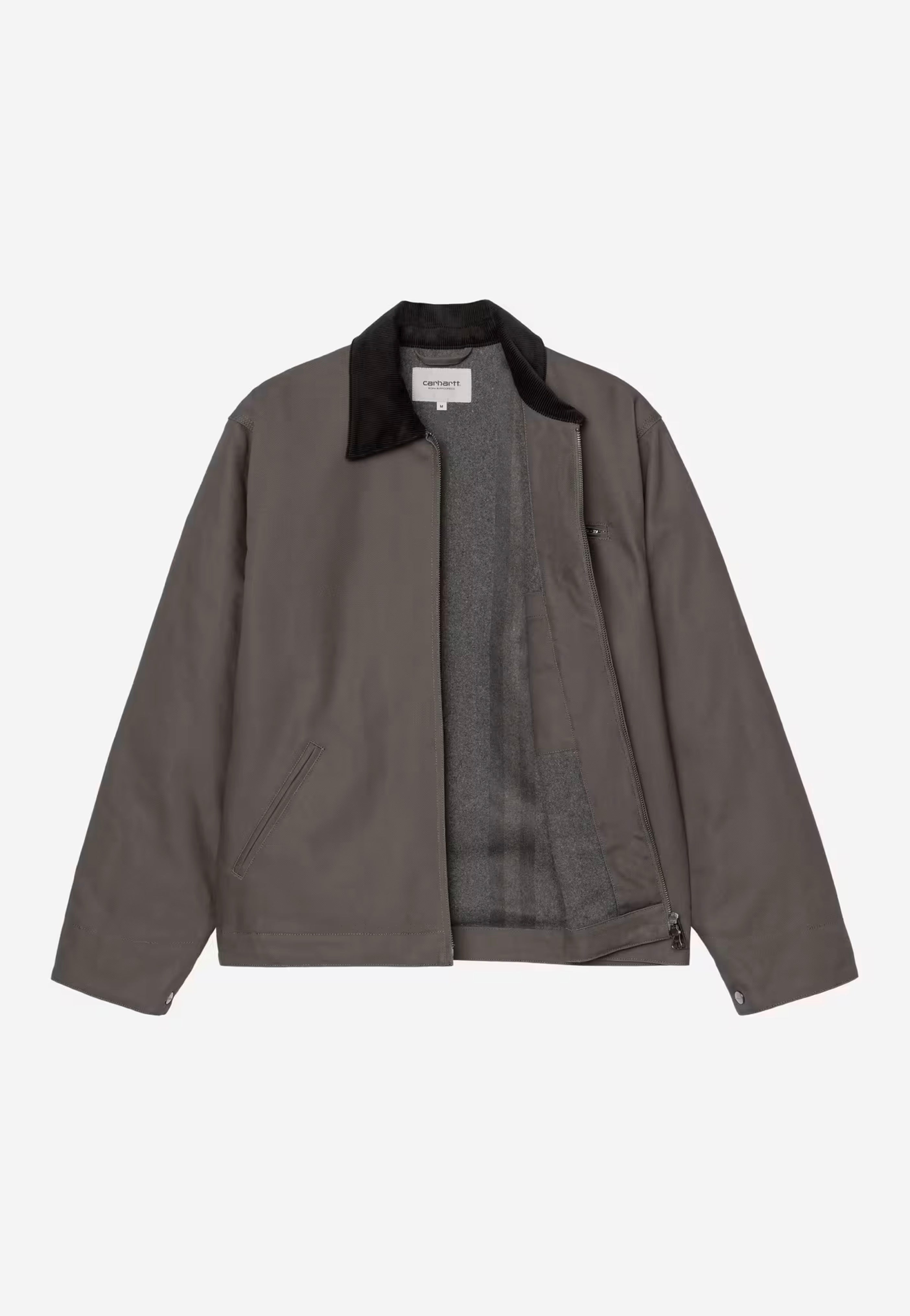 Carhartt WIP - Detroit Rigid Graphite/Black - Jacket | Men-Image