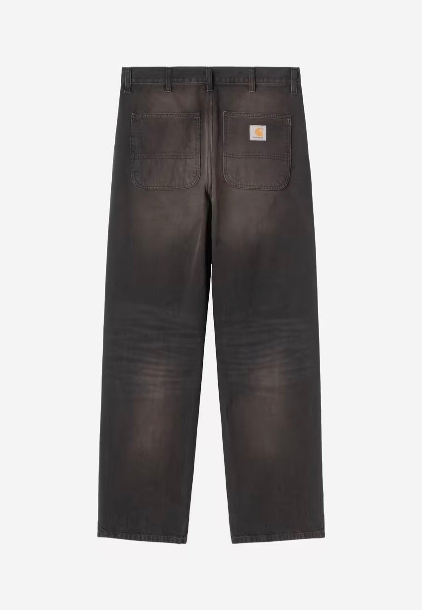 Carhartt WIP - Simple Tobacco Used Wash Black - Pants | Men-Image