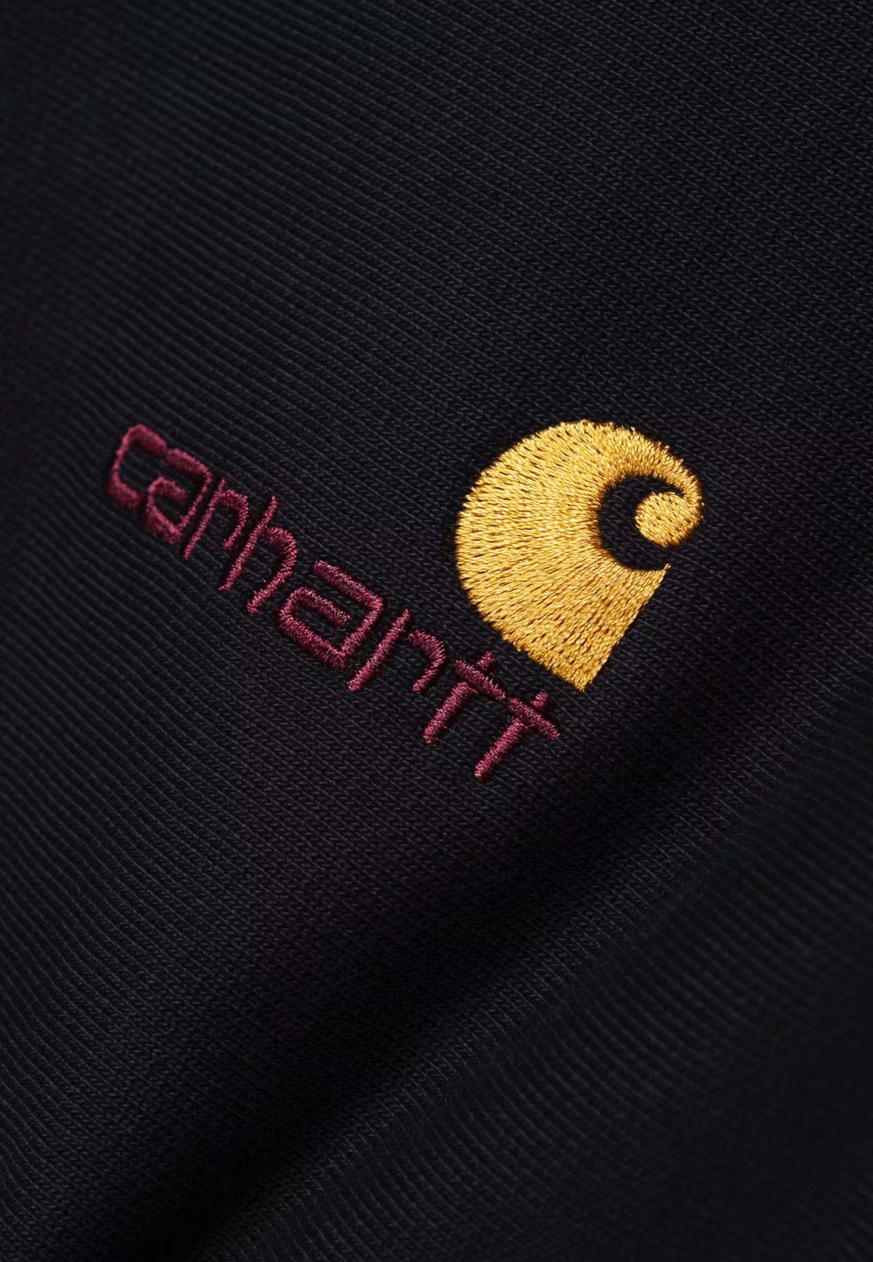 Carhartt WIP - Half Zip American Script Black - Pullover | Men-Image