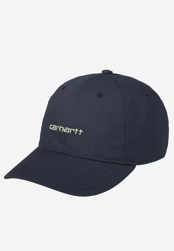 Carhartt WIP - Canvas Script Deep Night/Gentle Green - Cap | Neutral-Image