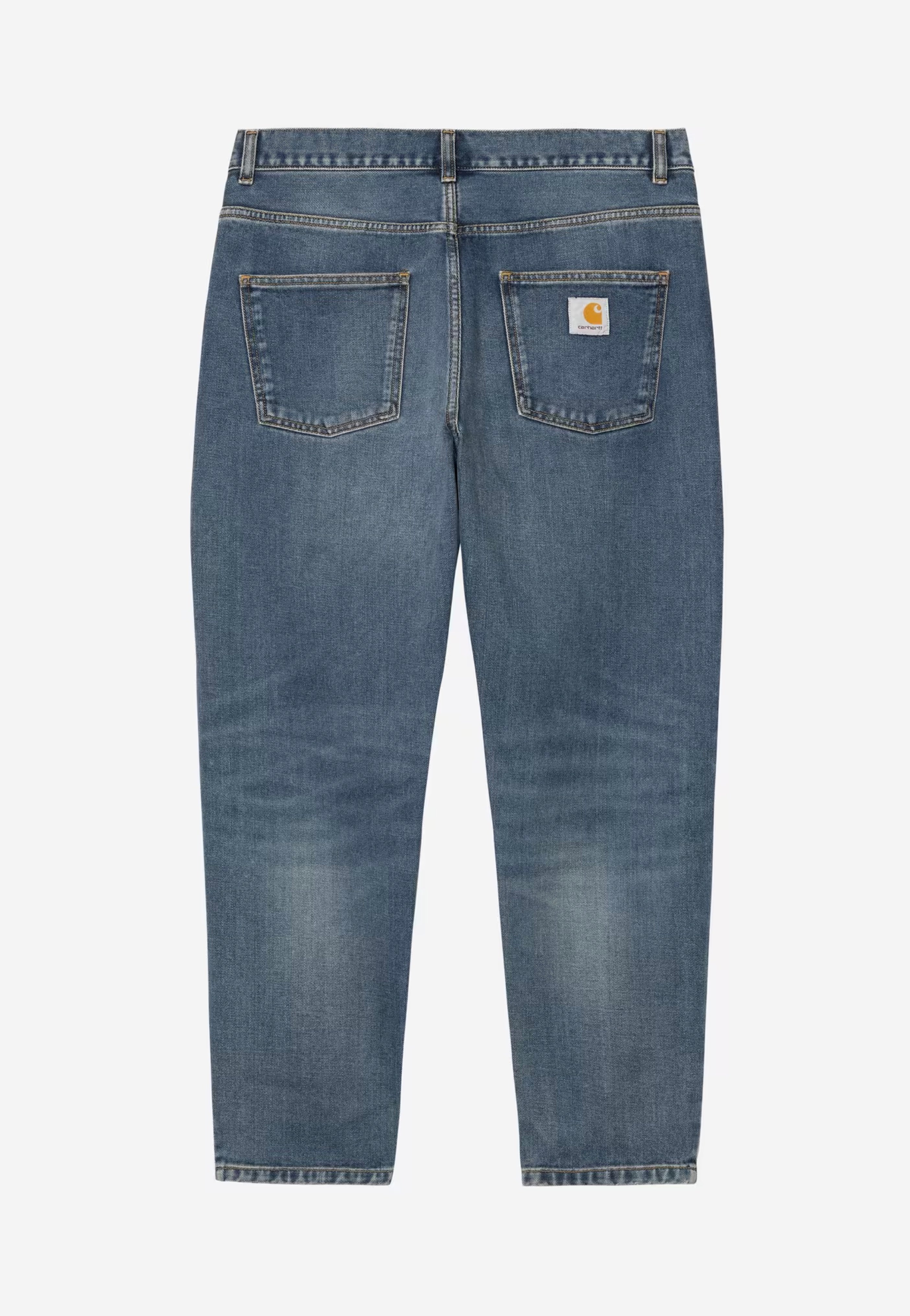Carhartt WIP - Newel Dark Used Wash Blue - Pants | Men-Image