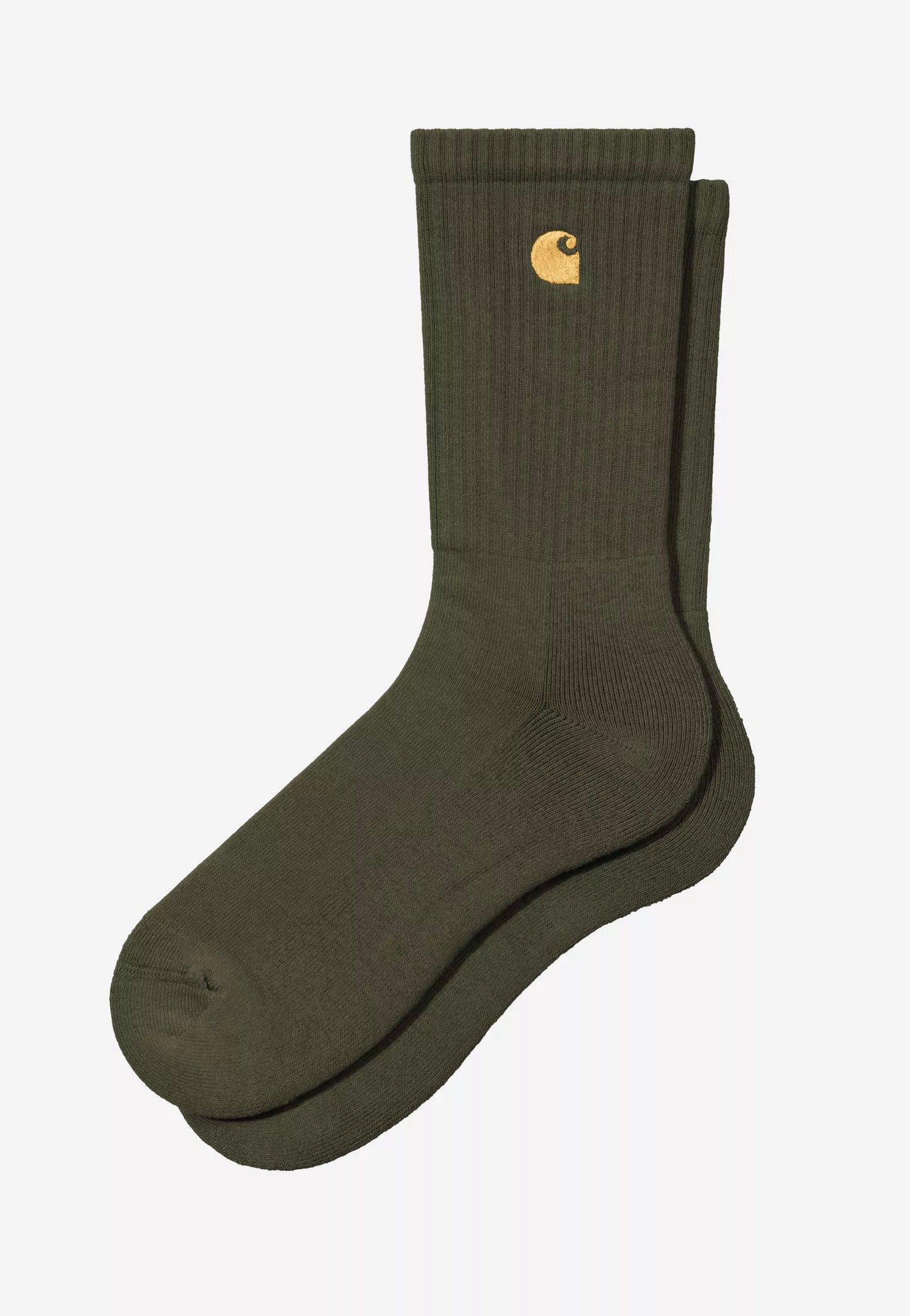 Carhartt WIP - Chase Olive/Gold - Socks | Neutral-Image