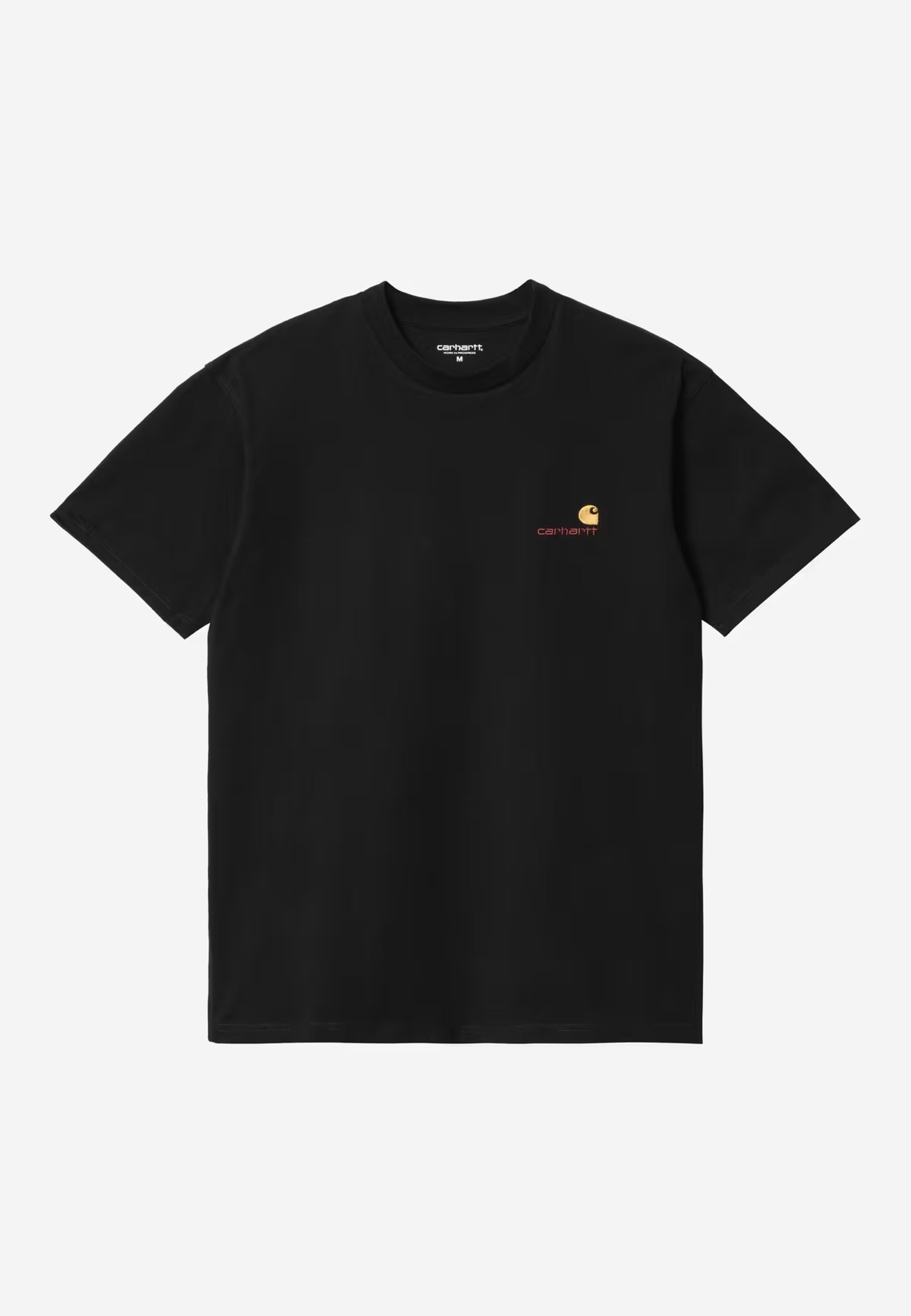 Carhartt WIP - American Script Black - T-Shirt | Men-Image